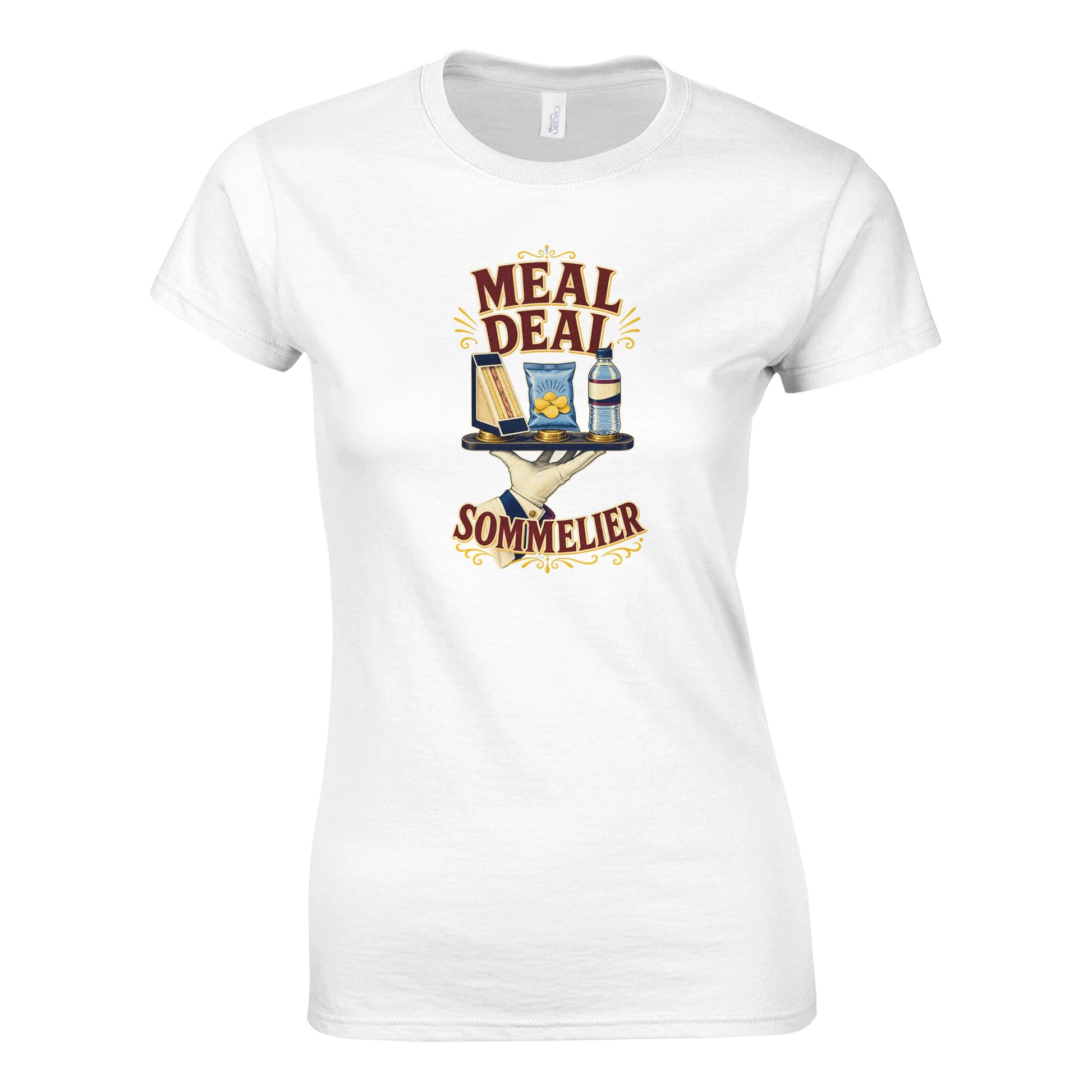 Meal Deal Sommelier British Lunch Design Women's T-shirt — product view 1