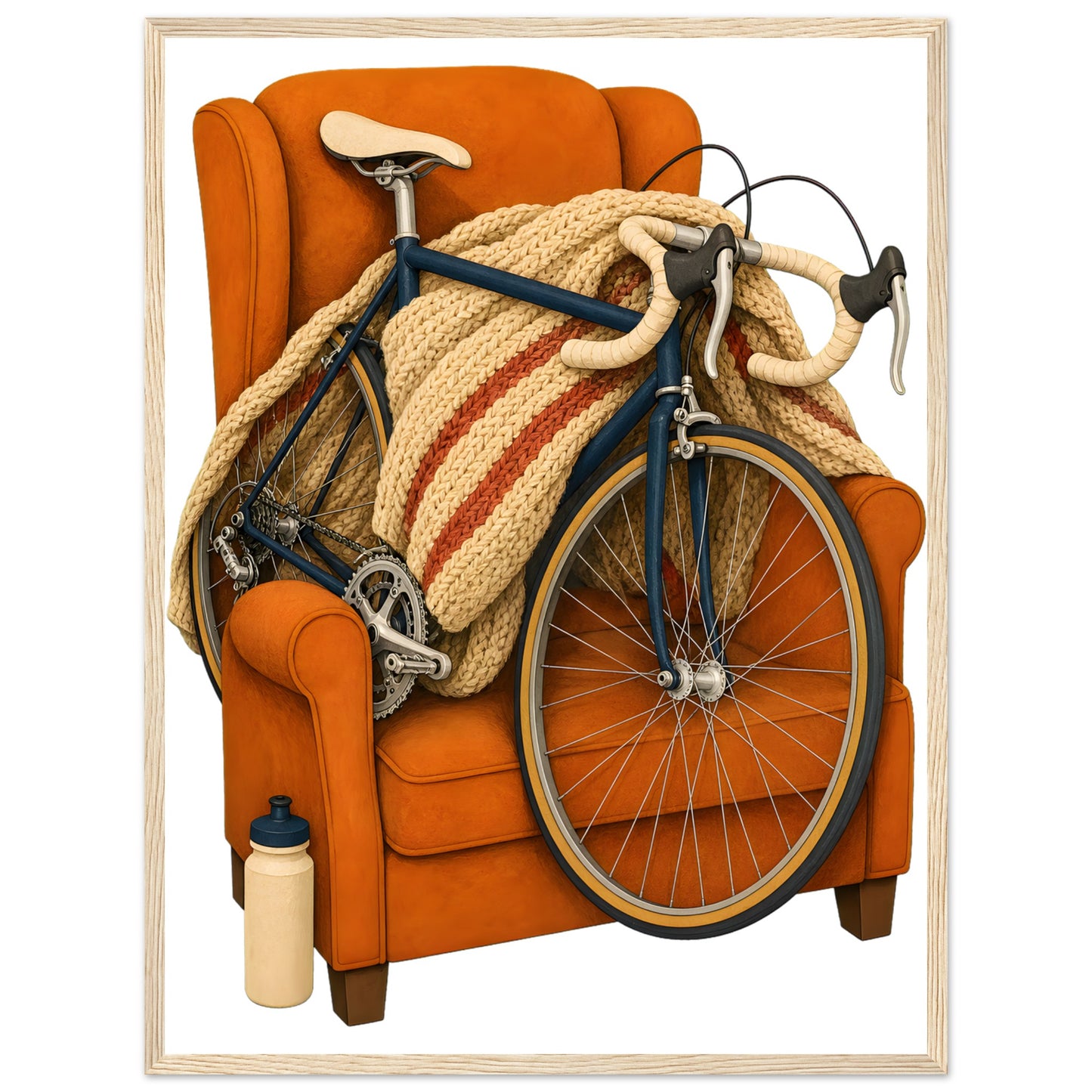 Bicycle Rest Day Framed Wall Art — product view 9
