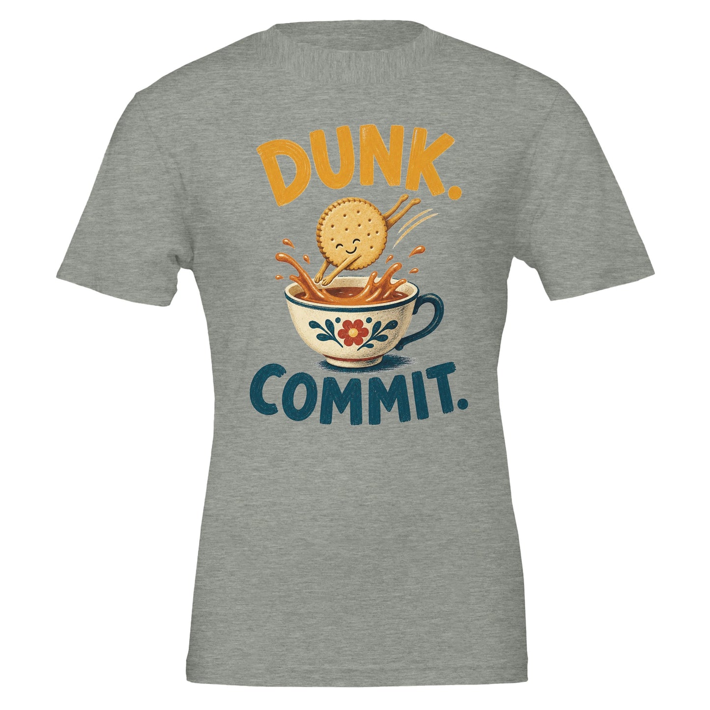 Dunk. Commit. Tea Biscuit Graphic T-shirt — product view 3