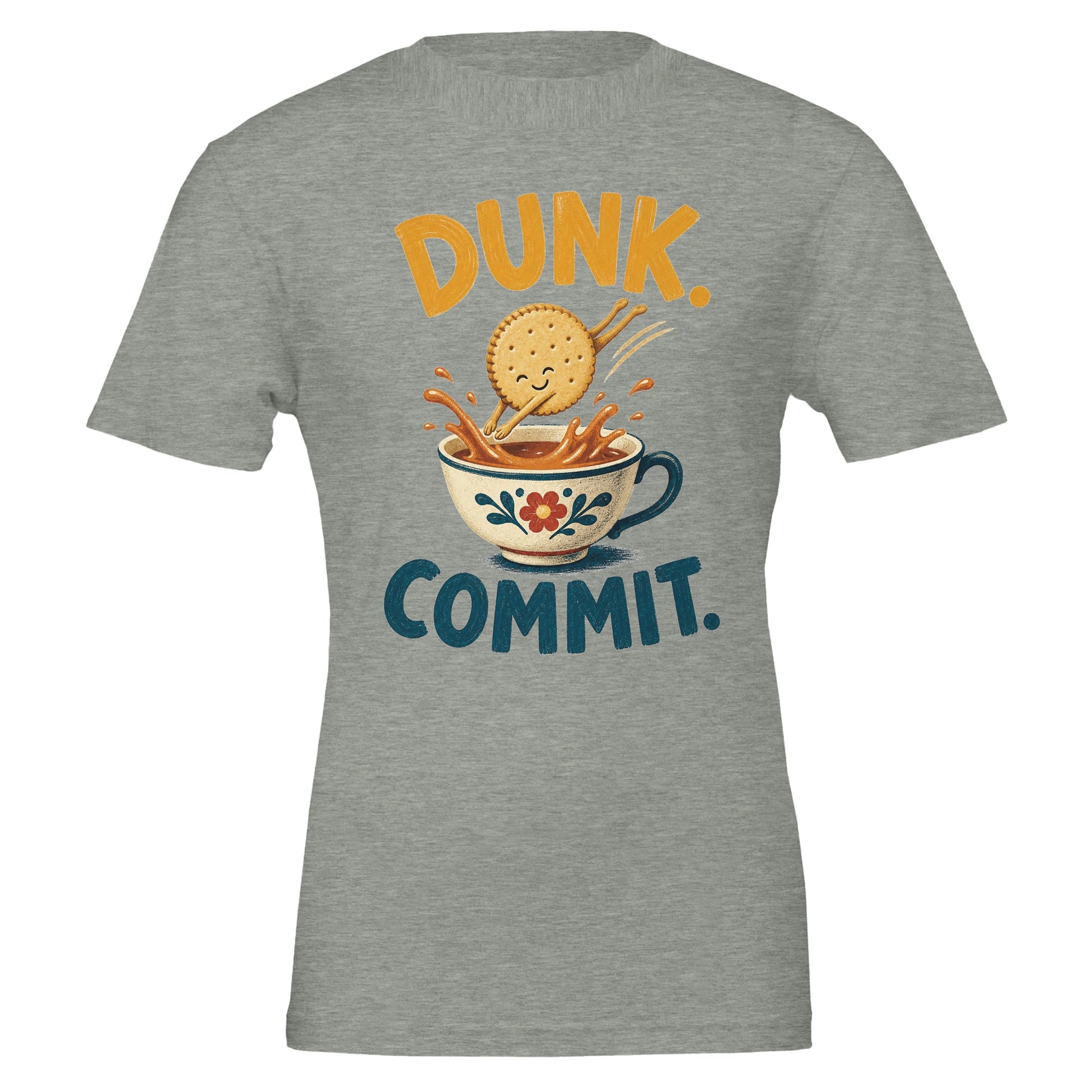 Dunk. Commit. Tea Biscuit Graphic T-shirt — product view 3
