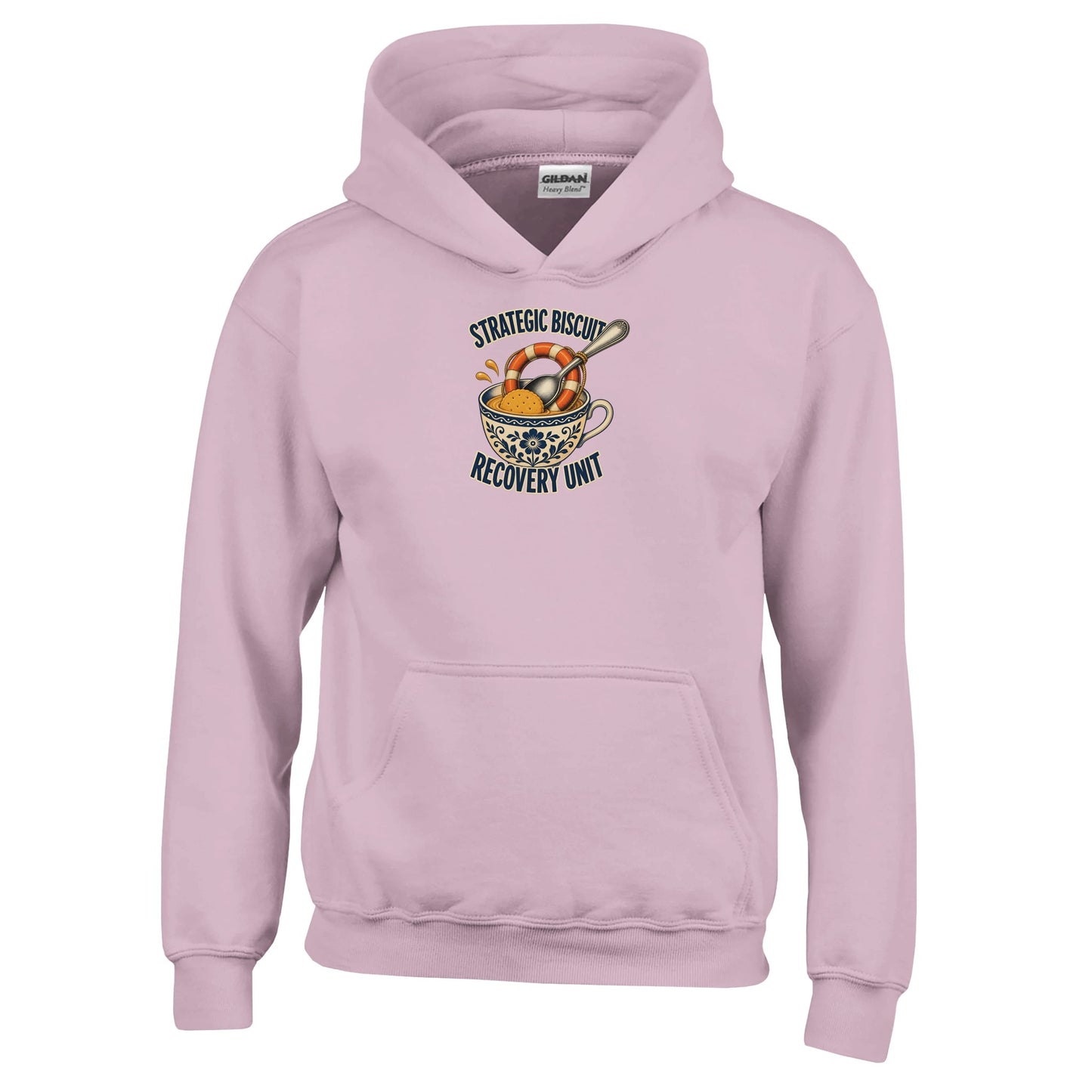 Strategic Biscuit Recovery Unit Kids' Hoodie — product view 5
