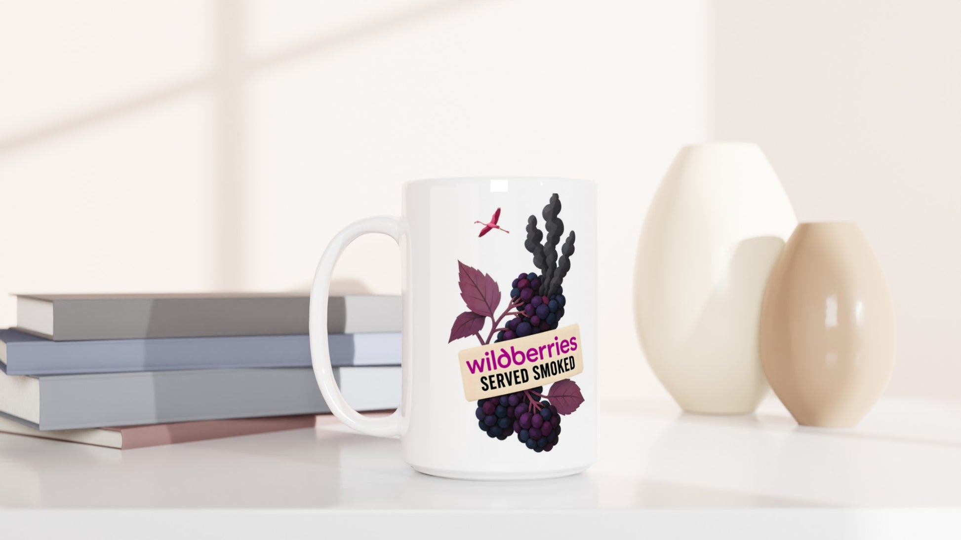Wildberries, Served Smoked Large Mug — product view 6