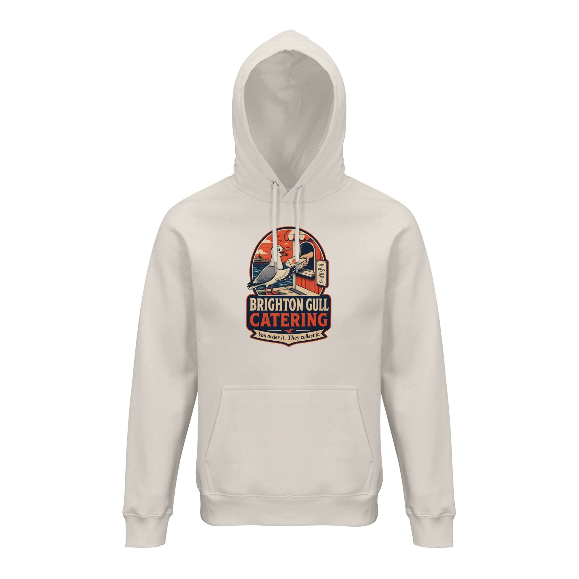 Brighton Gull Catering — Illustrated Hoodie — product view 1