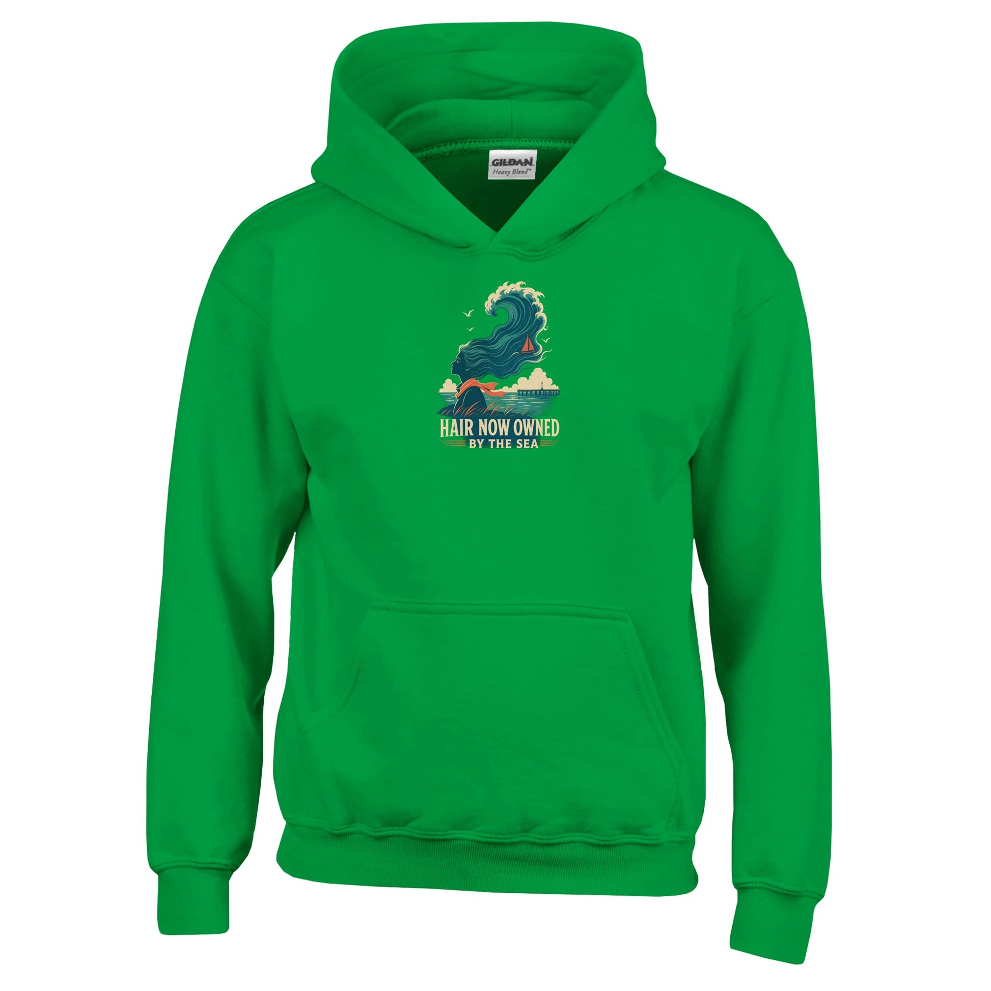 Hair Now Owned by the Sea Kids' Hoodie — product view 8