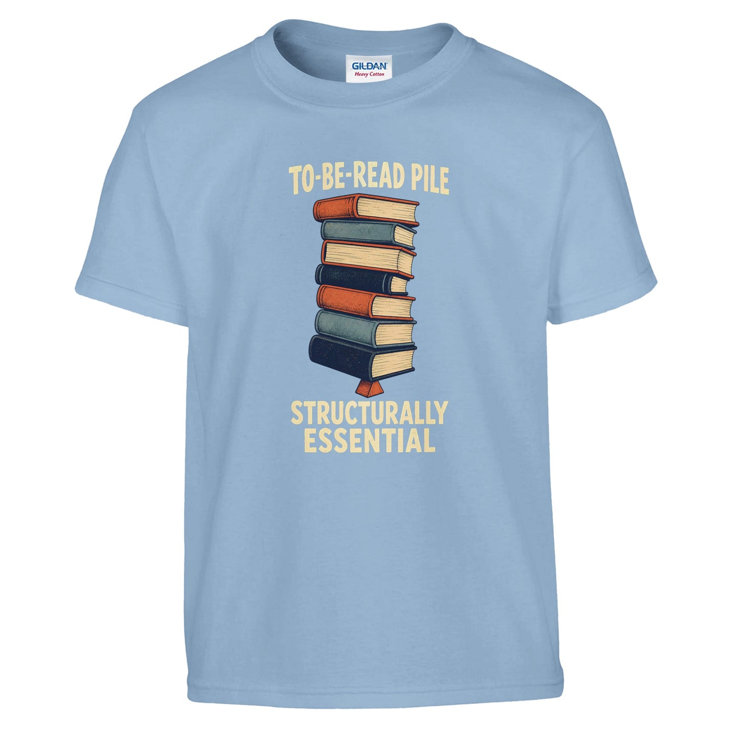 To-Be-Read Pile: Structurally Essential Book Graphic Kids' T-shirt — product view 3