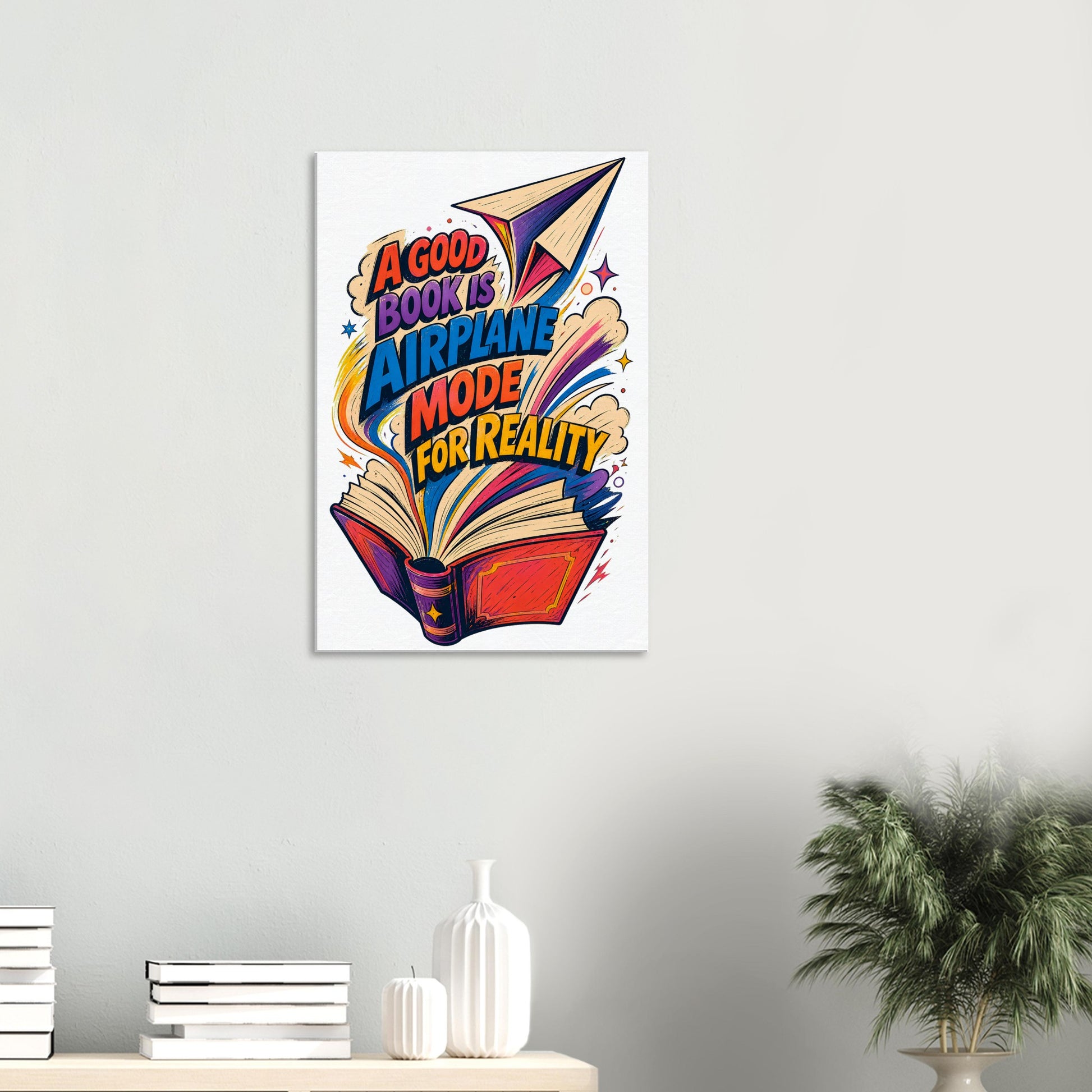 A Good Book Is Airplane Mode for Reality Canvas — product view 4