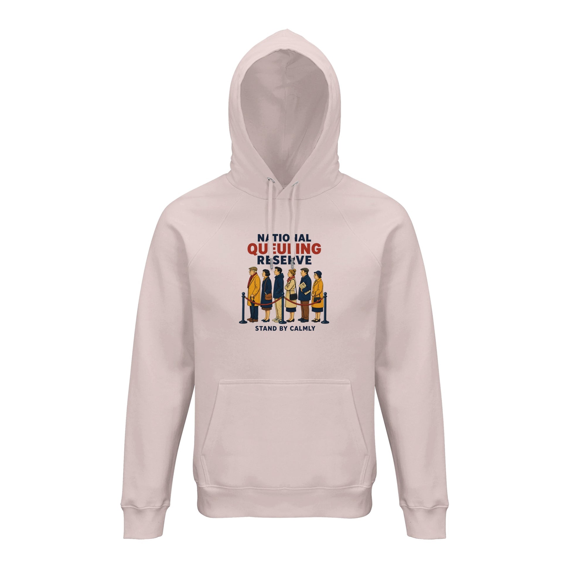 National Queueing Reserve – British Queue Graphic Hoodie — product view 8