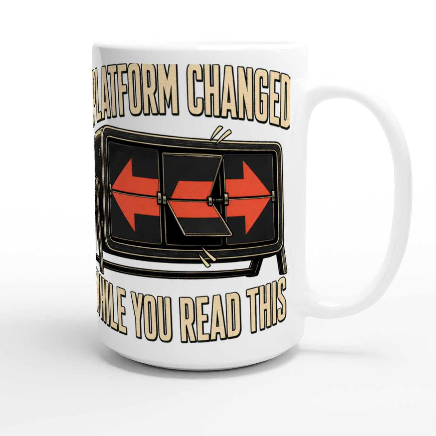 Platform Changed While You Read This Large Mug