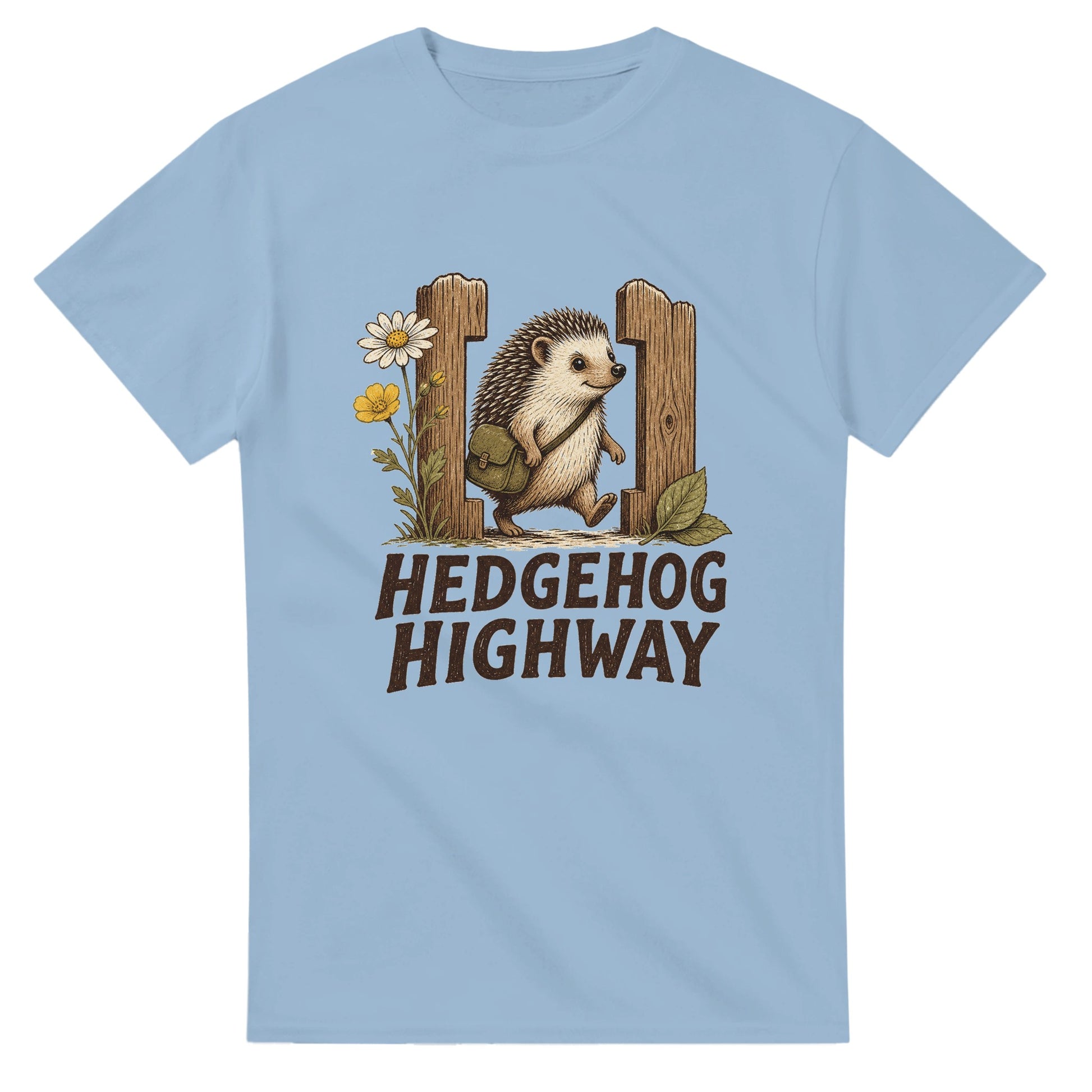 Hedgehog Highway Garden Graphic T-shirt — product view 15