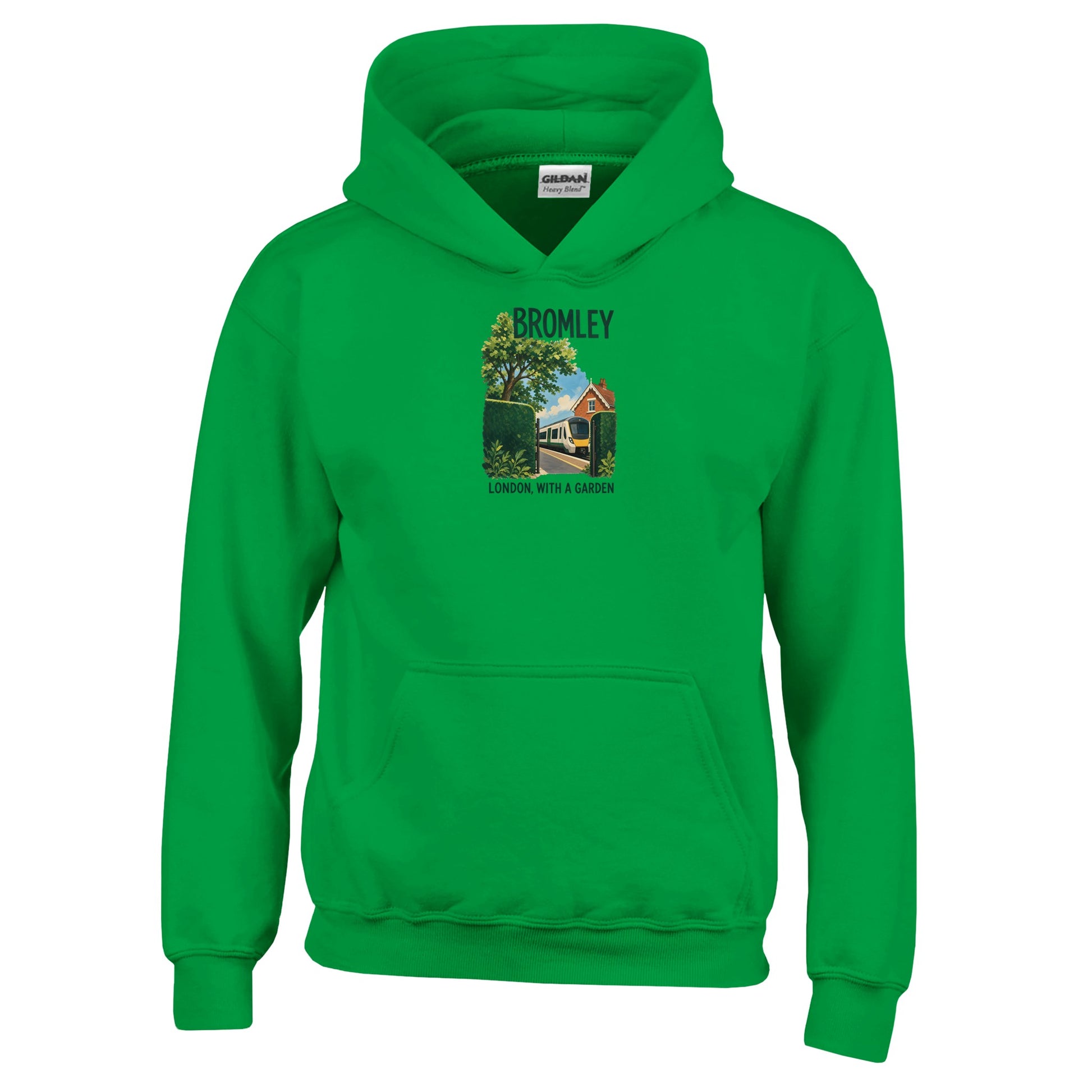 Bromley: London with a Garden Kids' Hoodie — product view 8
