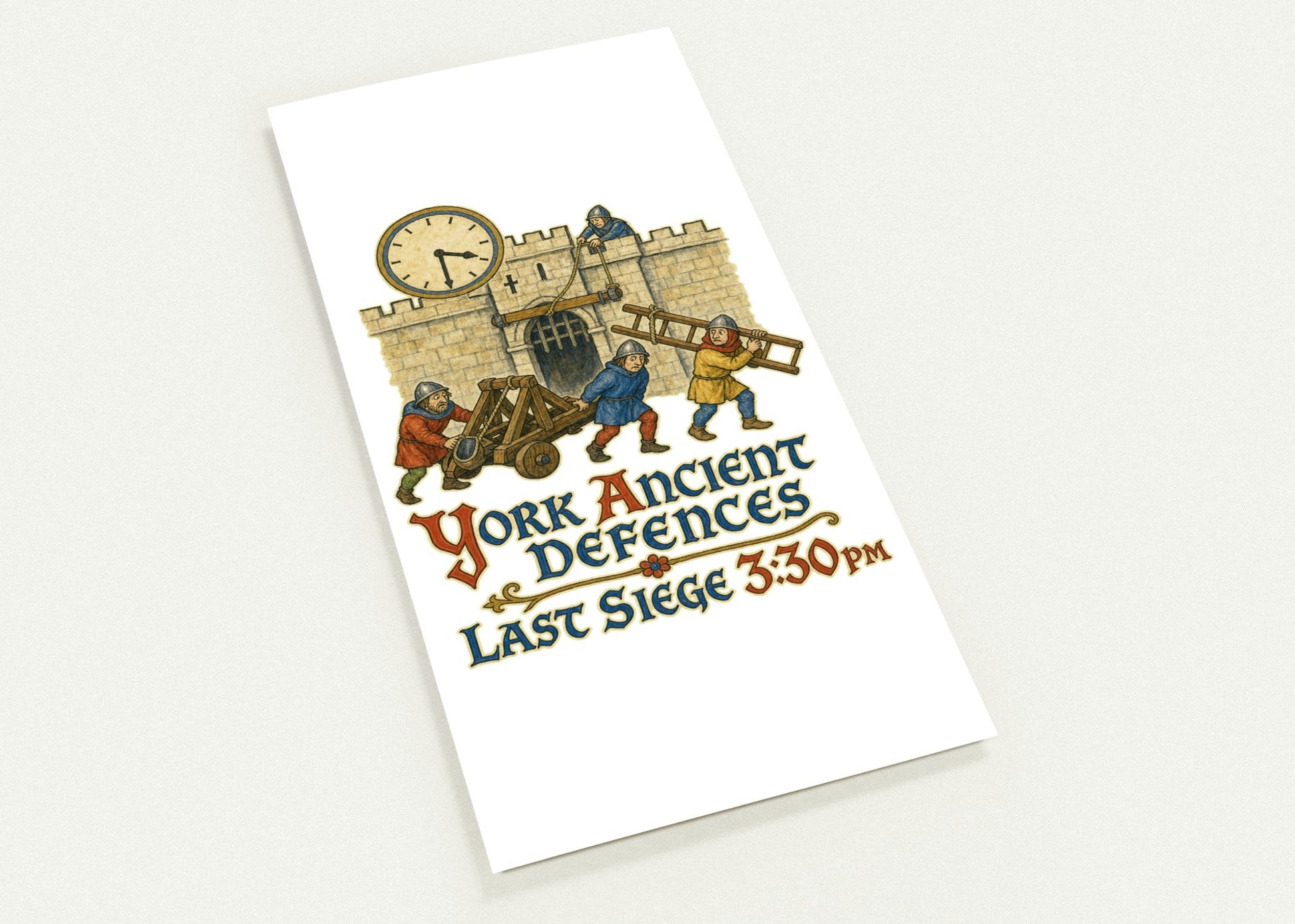 York Ancient Defences – Last Siege 3:30pm Postcard Pack — product view 2