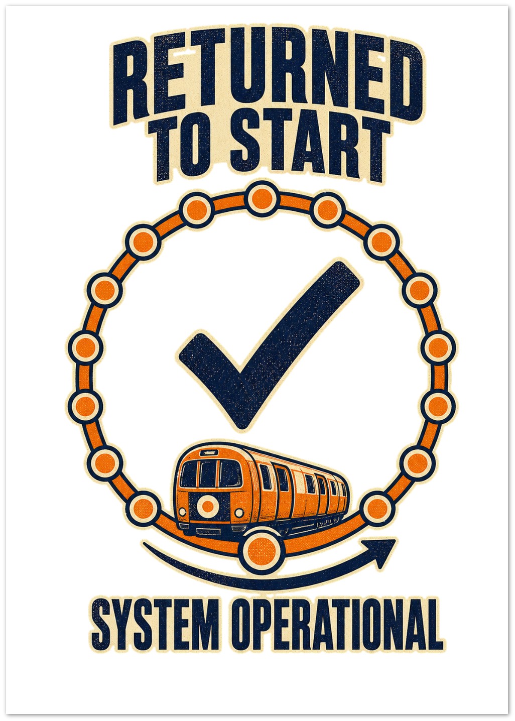 Glasgow Subway: System Operational Greeting Card Pack
