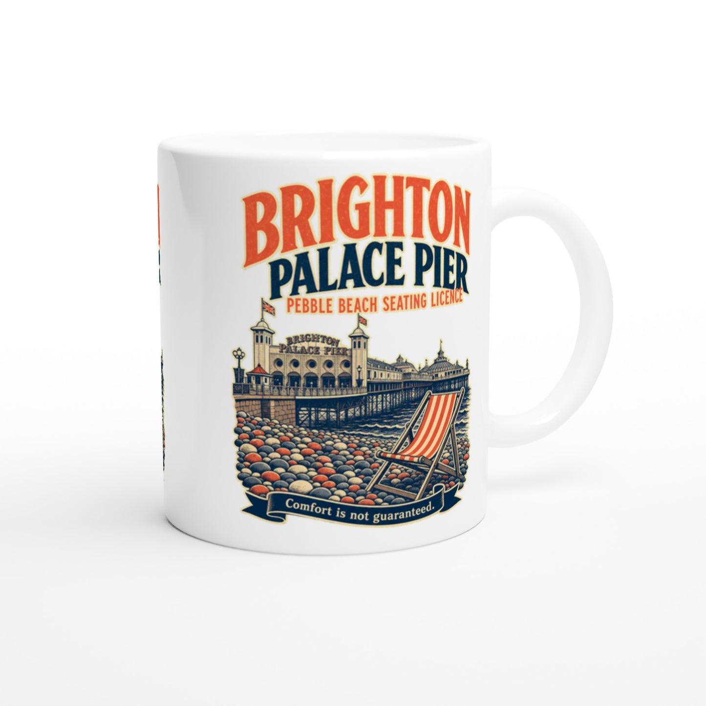 Brighton Pebble Beach Seating Licence Mug — product view 2