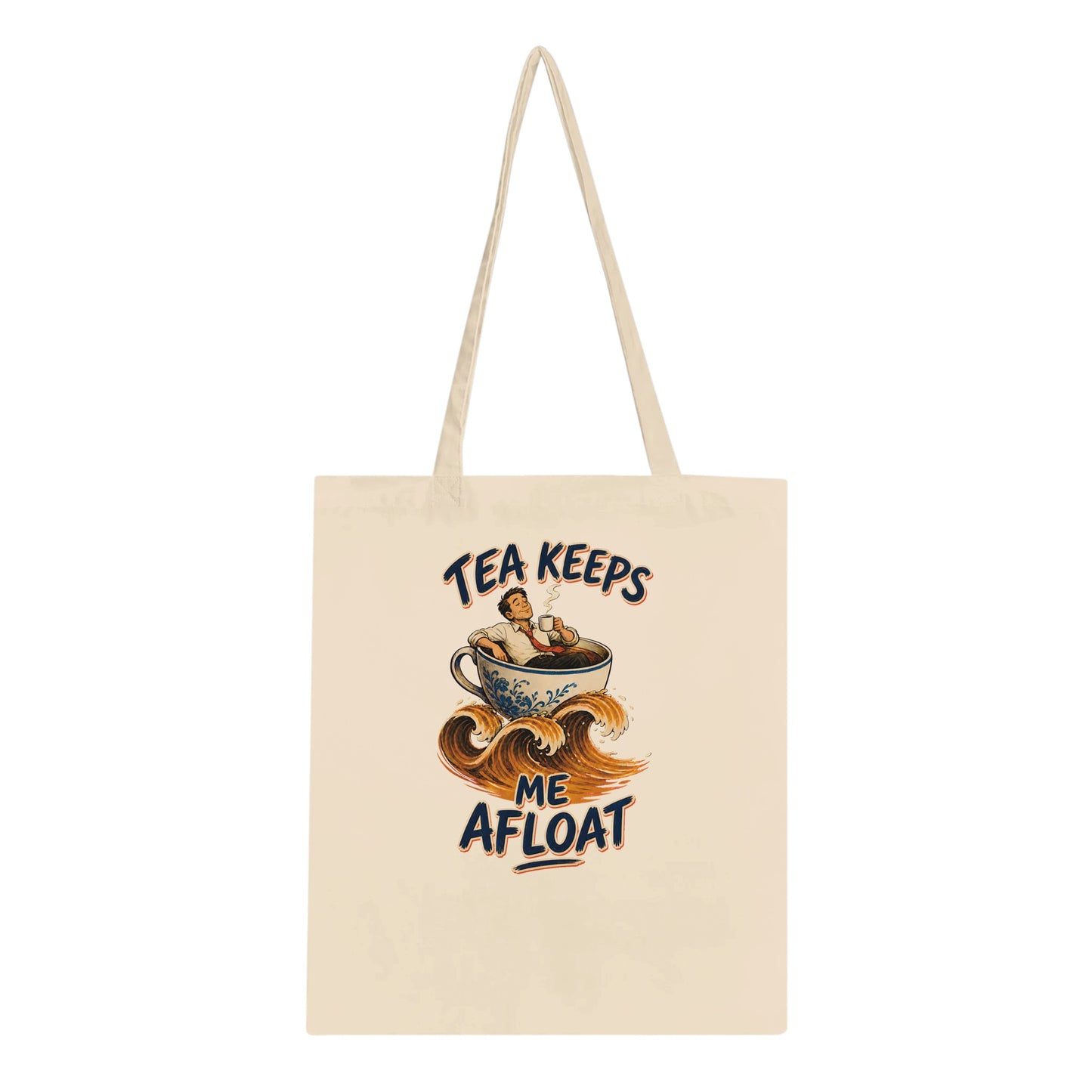 Tea Keeps Me Afloat Tote Bag — product view 1