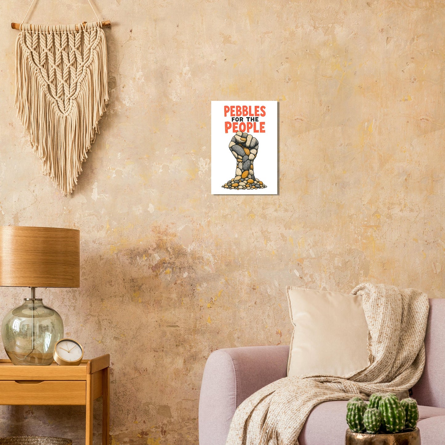 Pebbles for the People Graphic Poster — product view 9