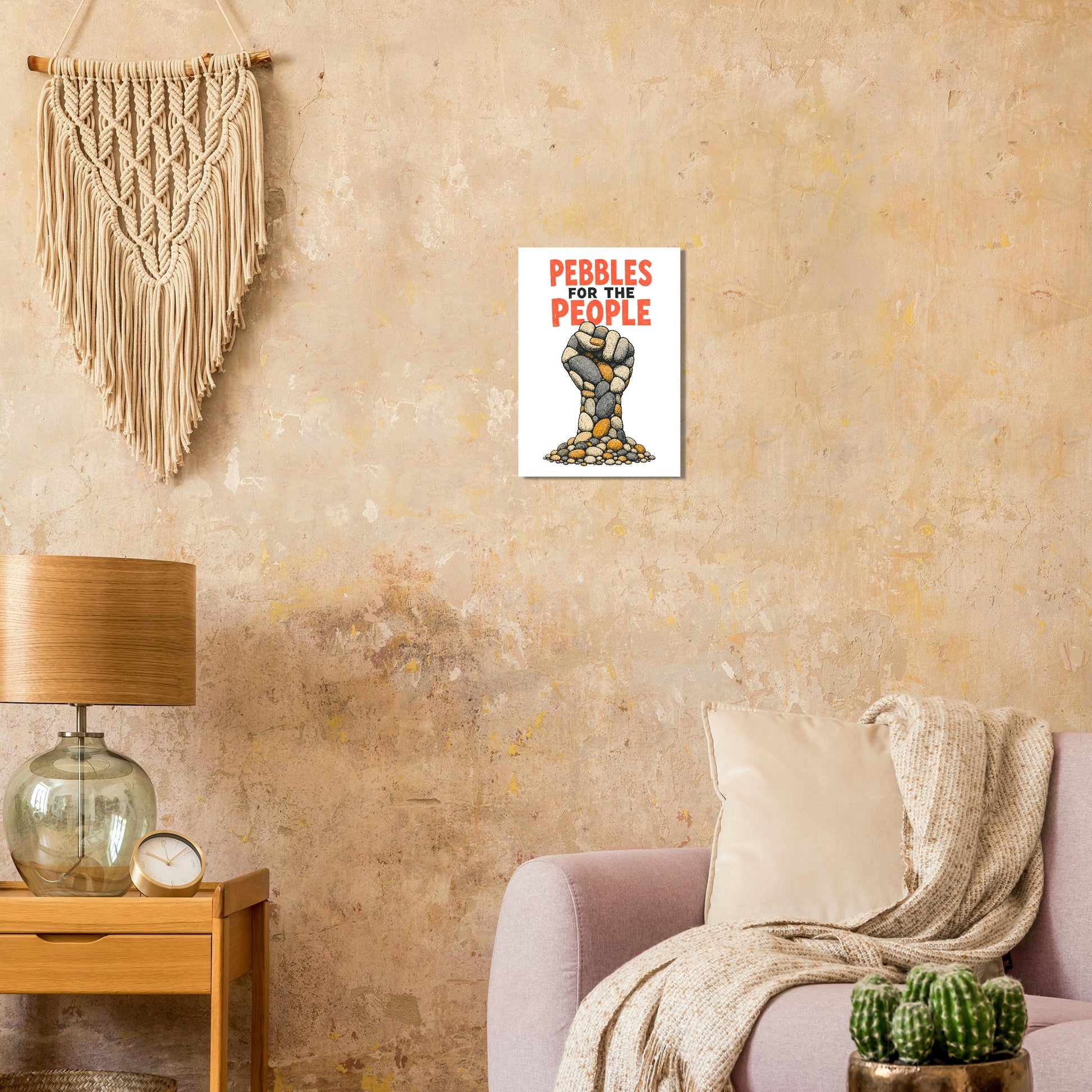 Pebbles for the People Graphic Poster — product view 9