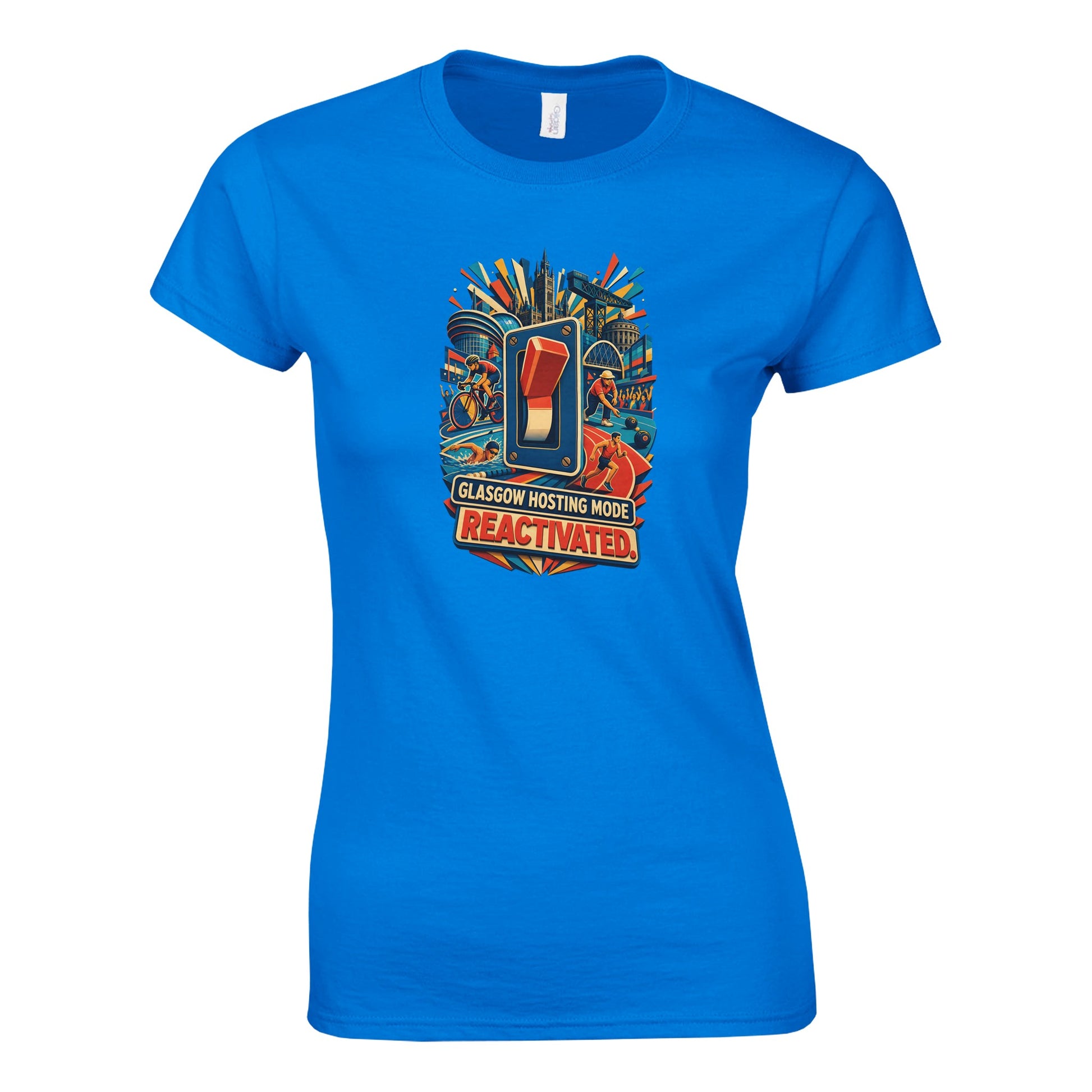 Glasgow Hosting Mode — Reactivated Women's T-shirt — product view 7