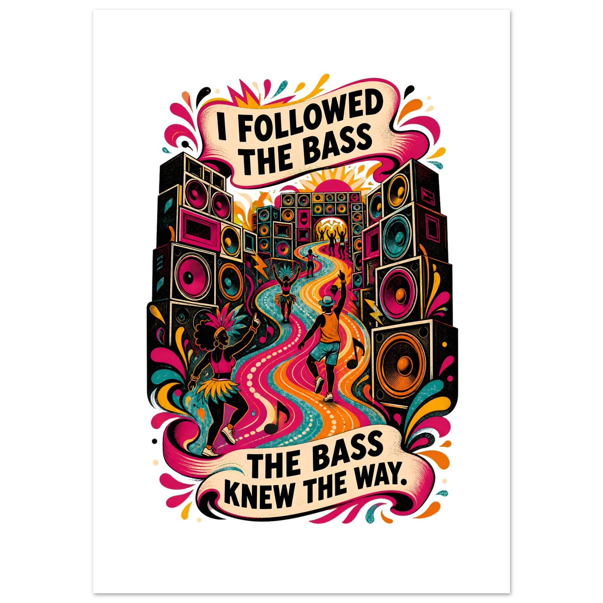 I Followed the Bass Poster — product view 2