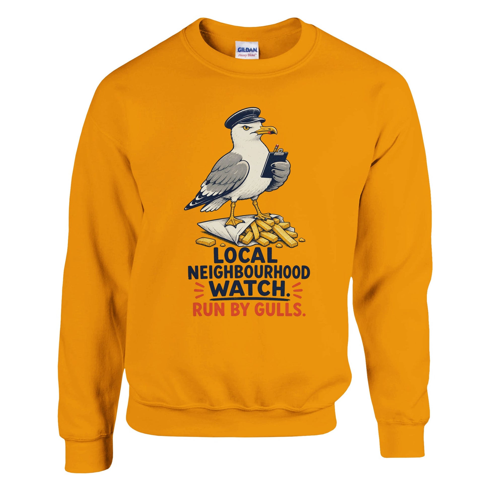 Local Neighbourhood Watch: Run by Gulls Sweatshirt — product view 11