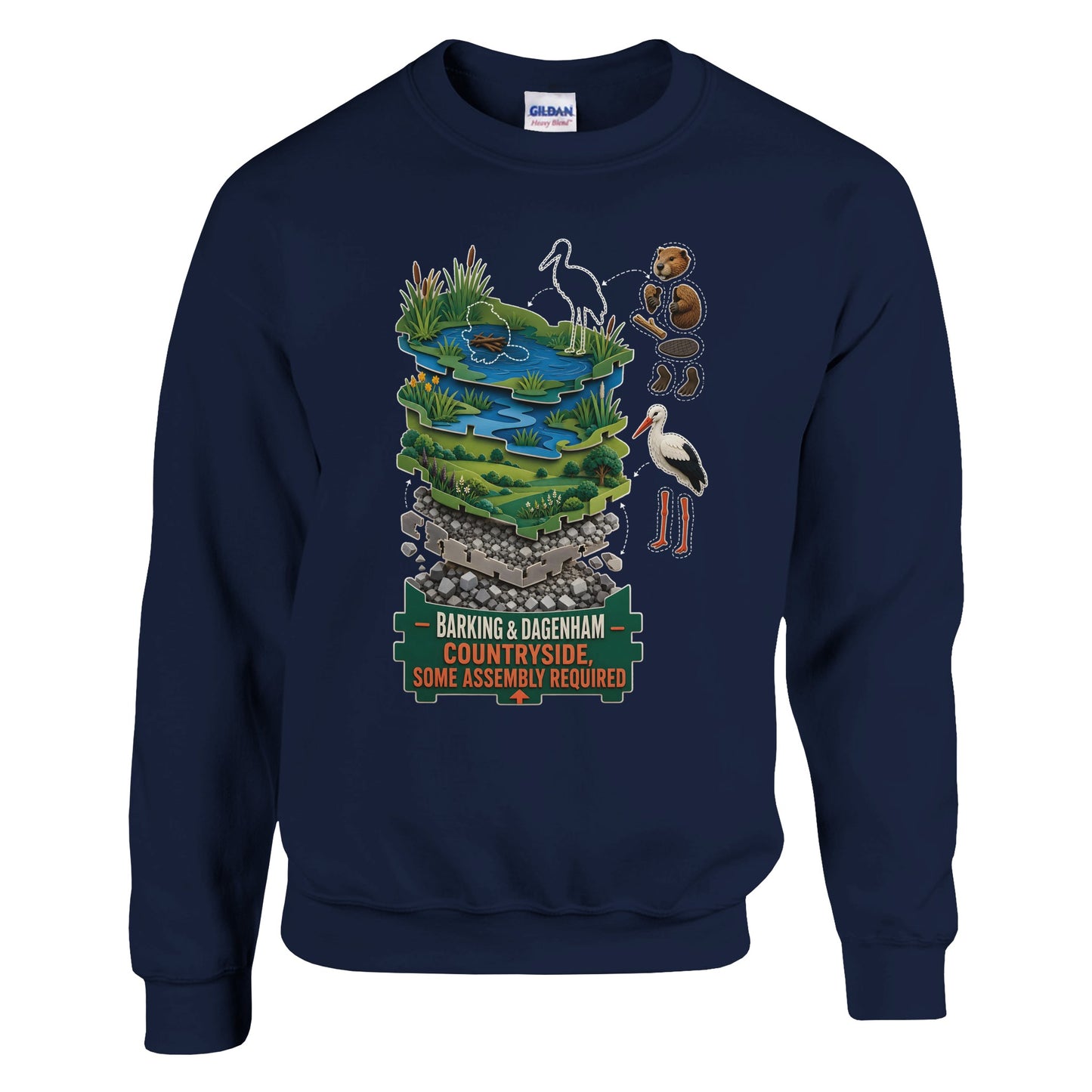 Barking & Dagenham Countryside Sweatshirt — product view 13