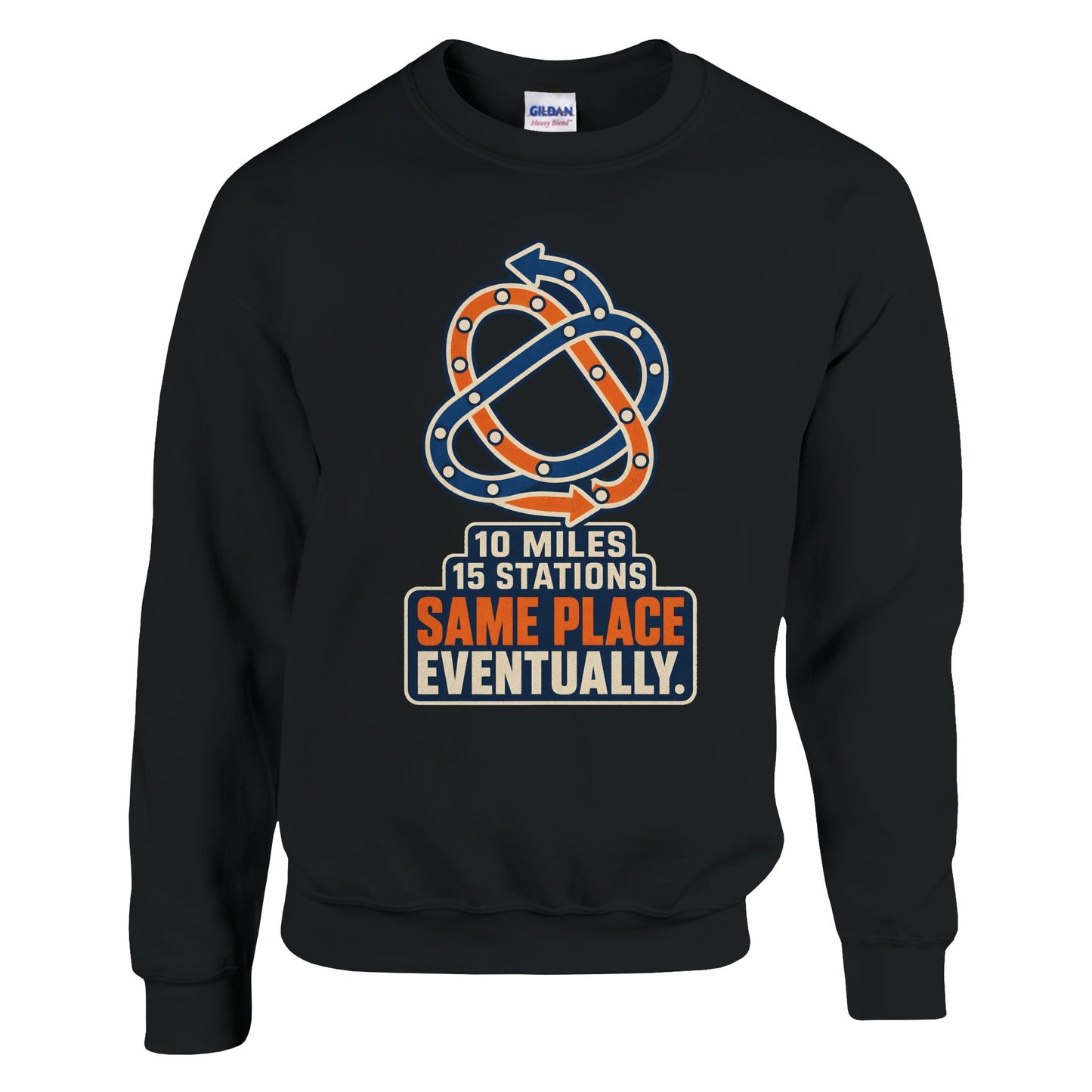 Glasgow Same Place Eventually Sweatshirt — product view 5