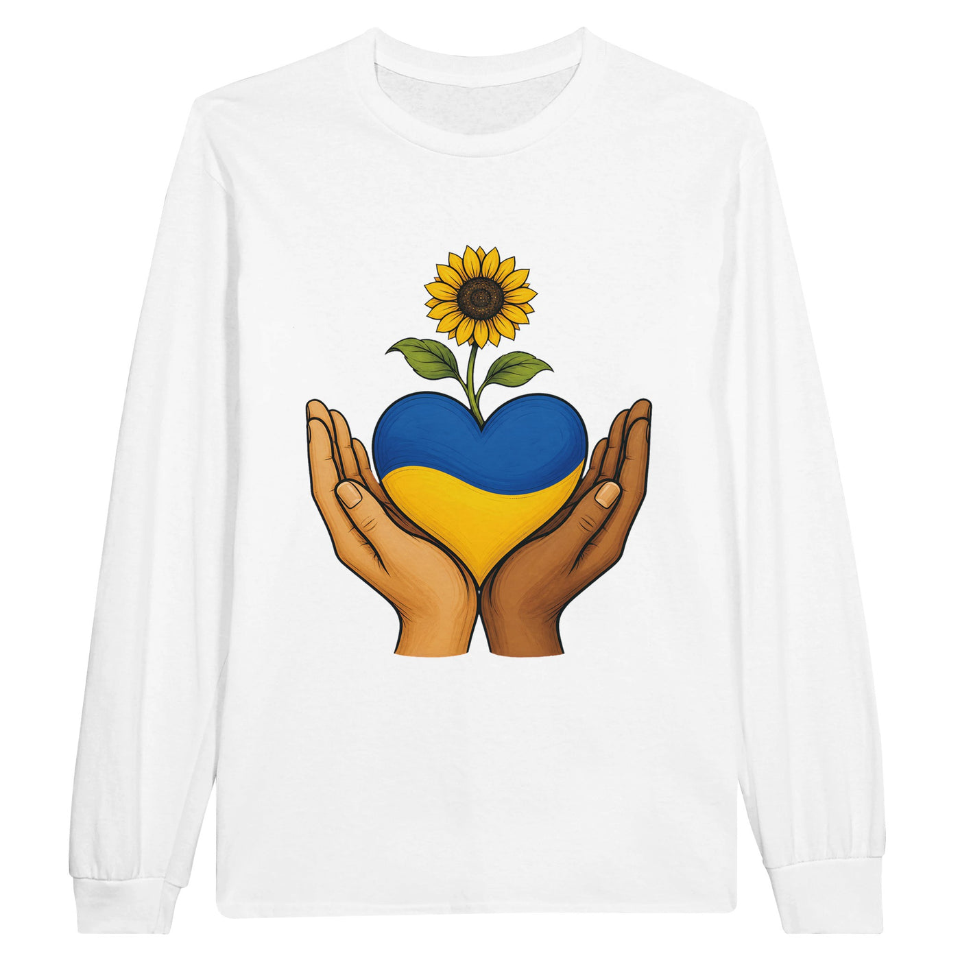 Hands With Ukraine Long-Sleeve T-shirt