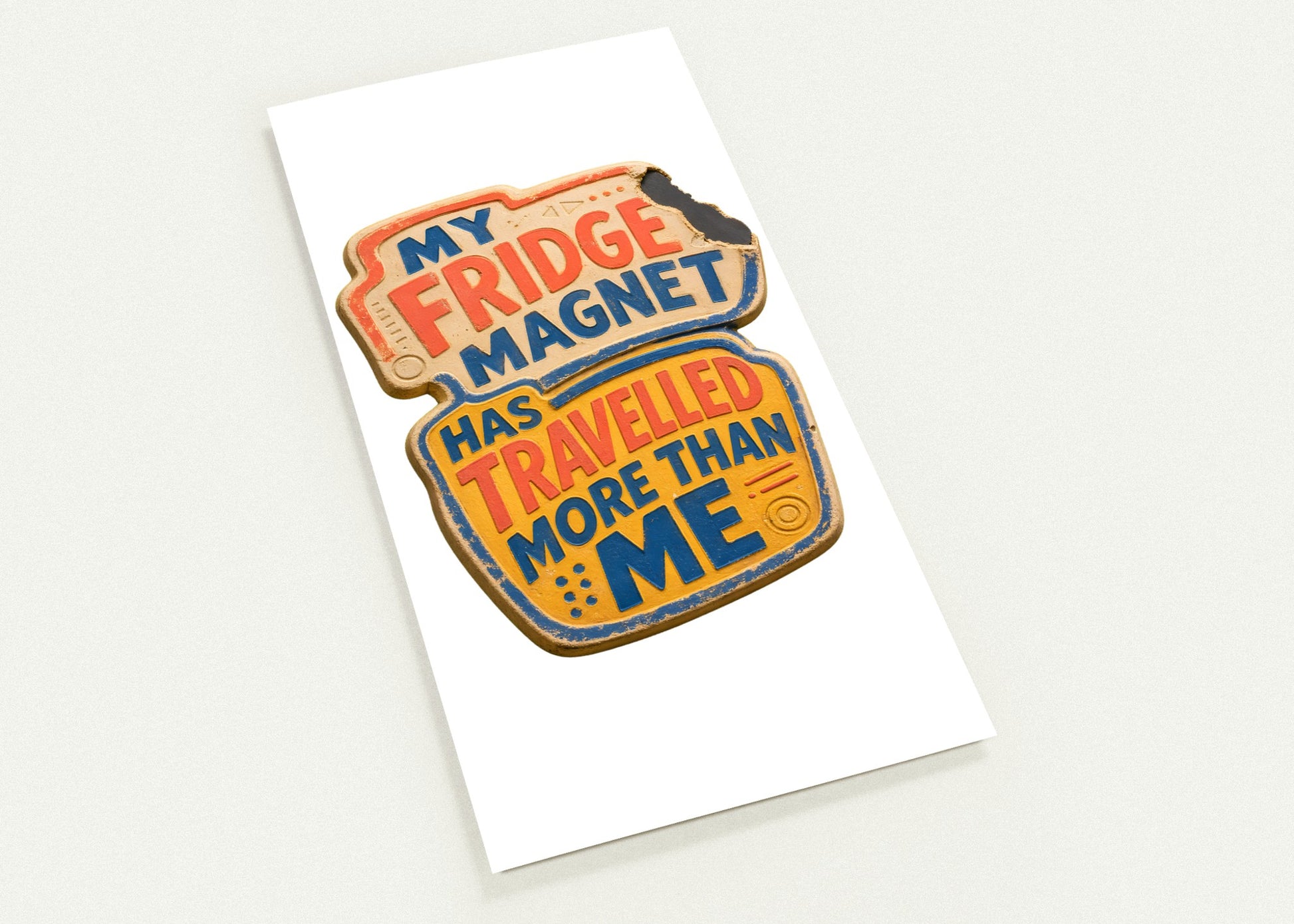 My Fridge Magnet Has Travelled More Than Me Postcard Pack — product view 1