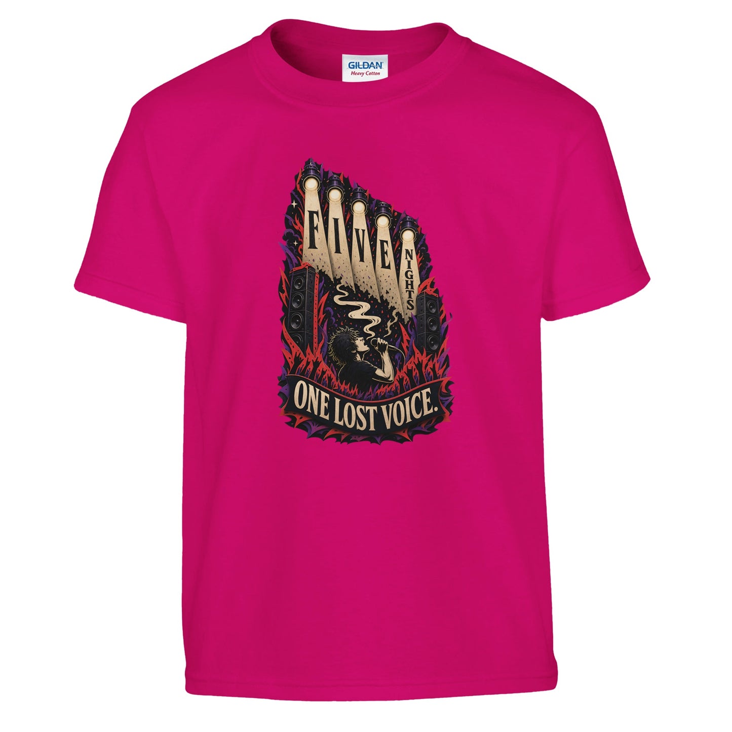 Five Nights, One Lost Voice Kids' T-shirt — product view 11