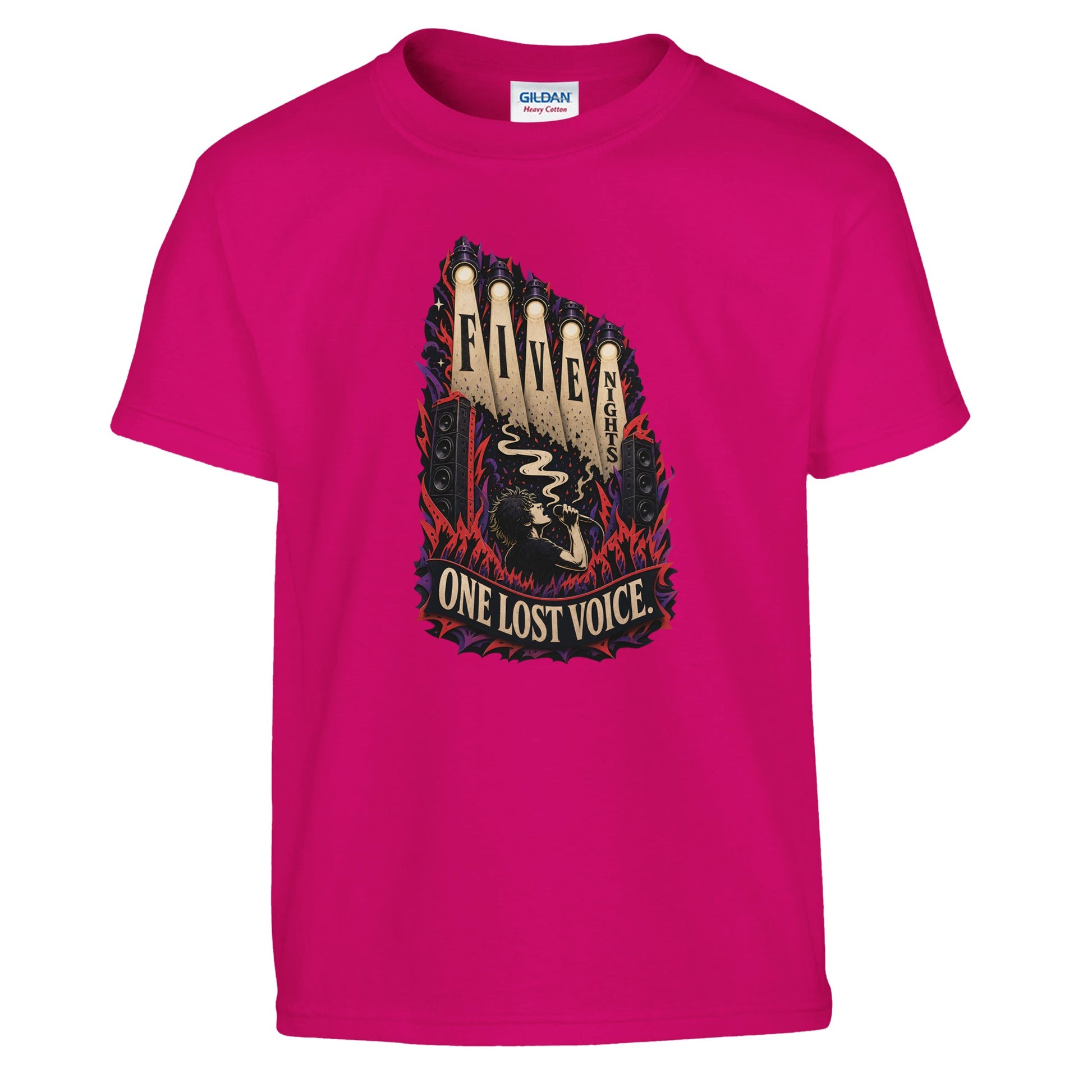 Five Nights, One Lost Voice Kids' T-shirt — product view 11