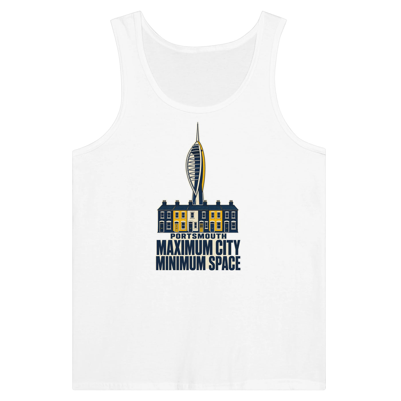 Portsmouth Maximum City Minimum Space Premium Unisex Tank Top