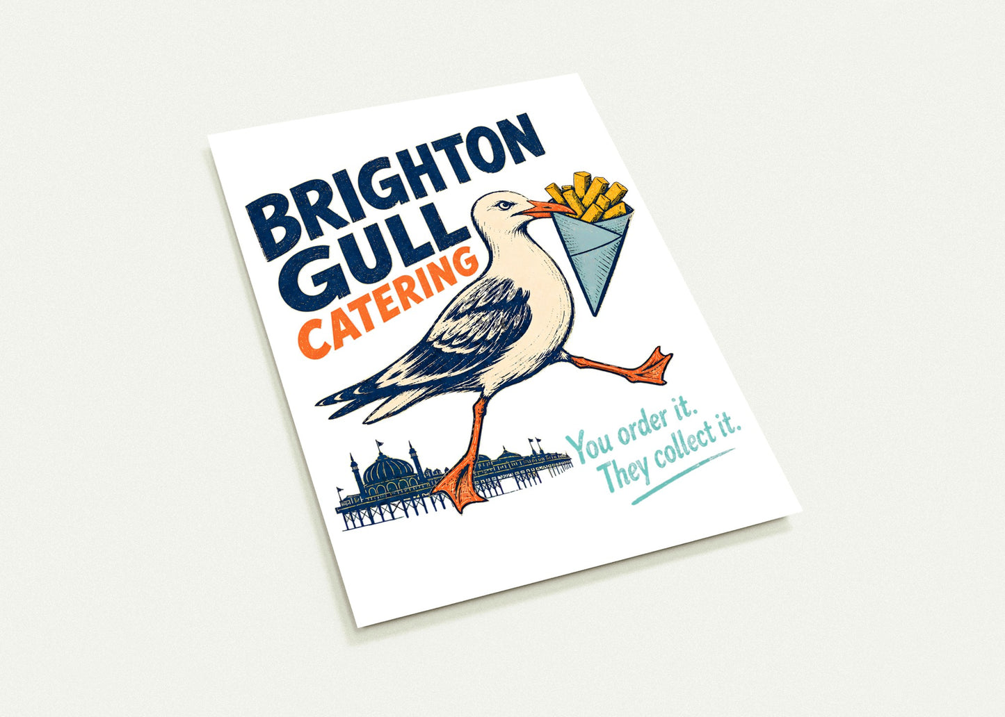Brighton Gull Catering - You Order It, They Collect It Postcard Pack — product view 3