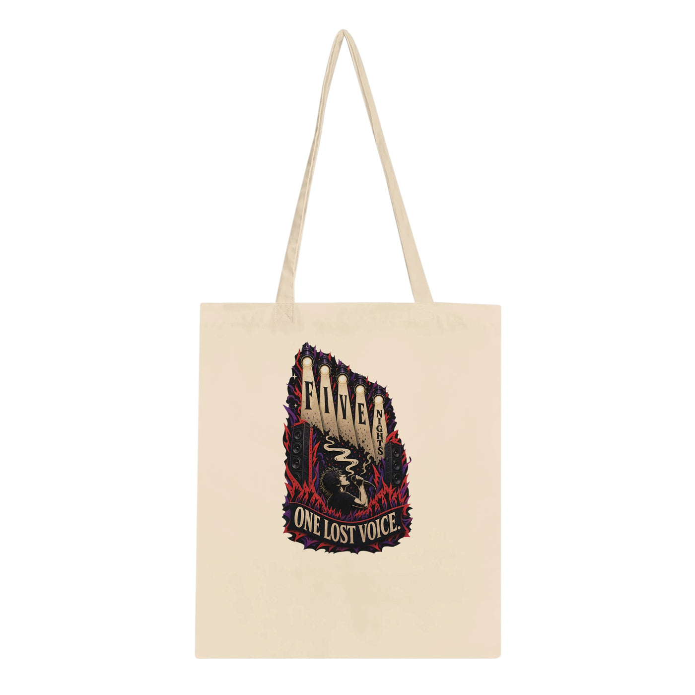 Five Nights, One Lost Voice Tote Bag