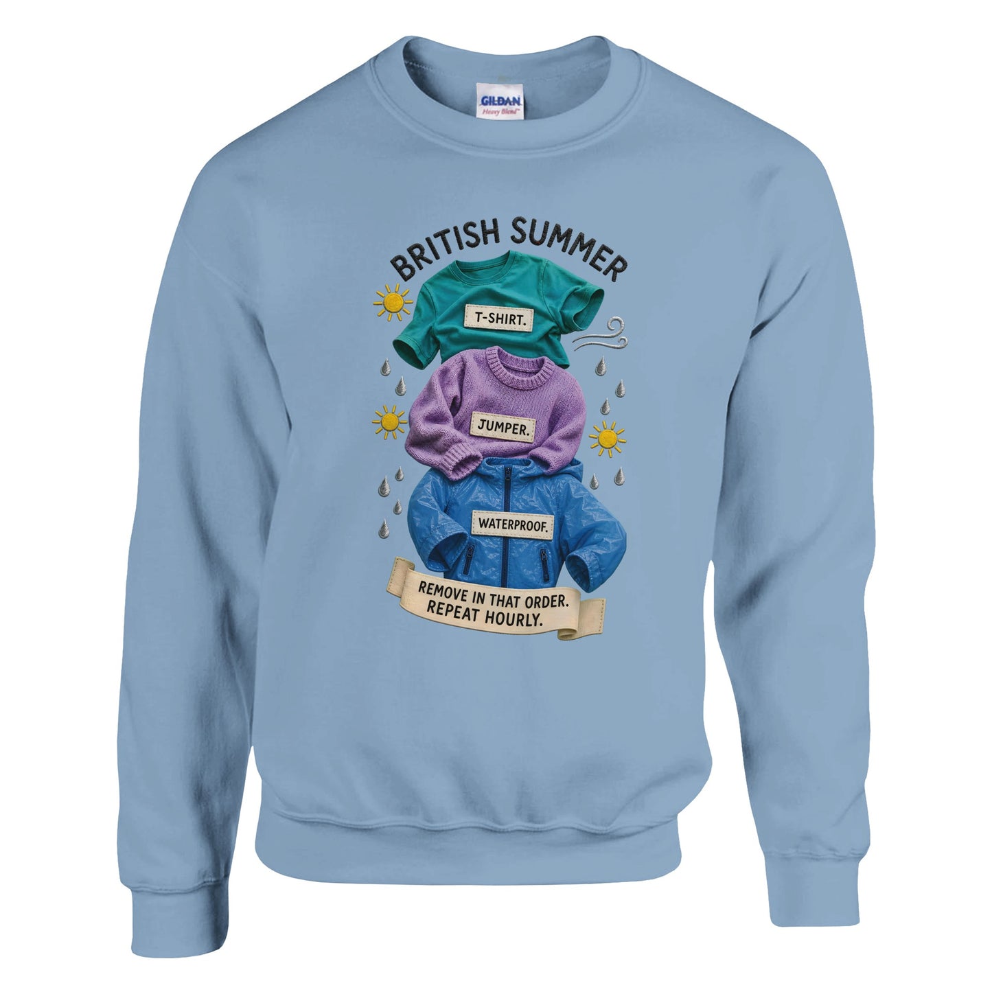 British Summer: Repeat Layers Hourly Sweatshirt — product view 10
