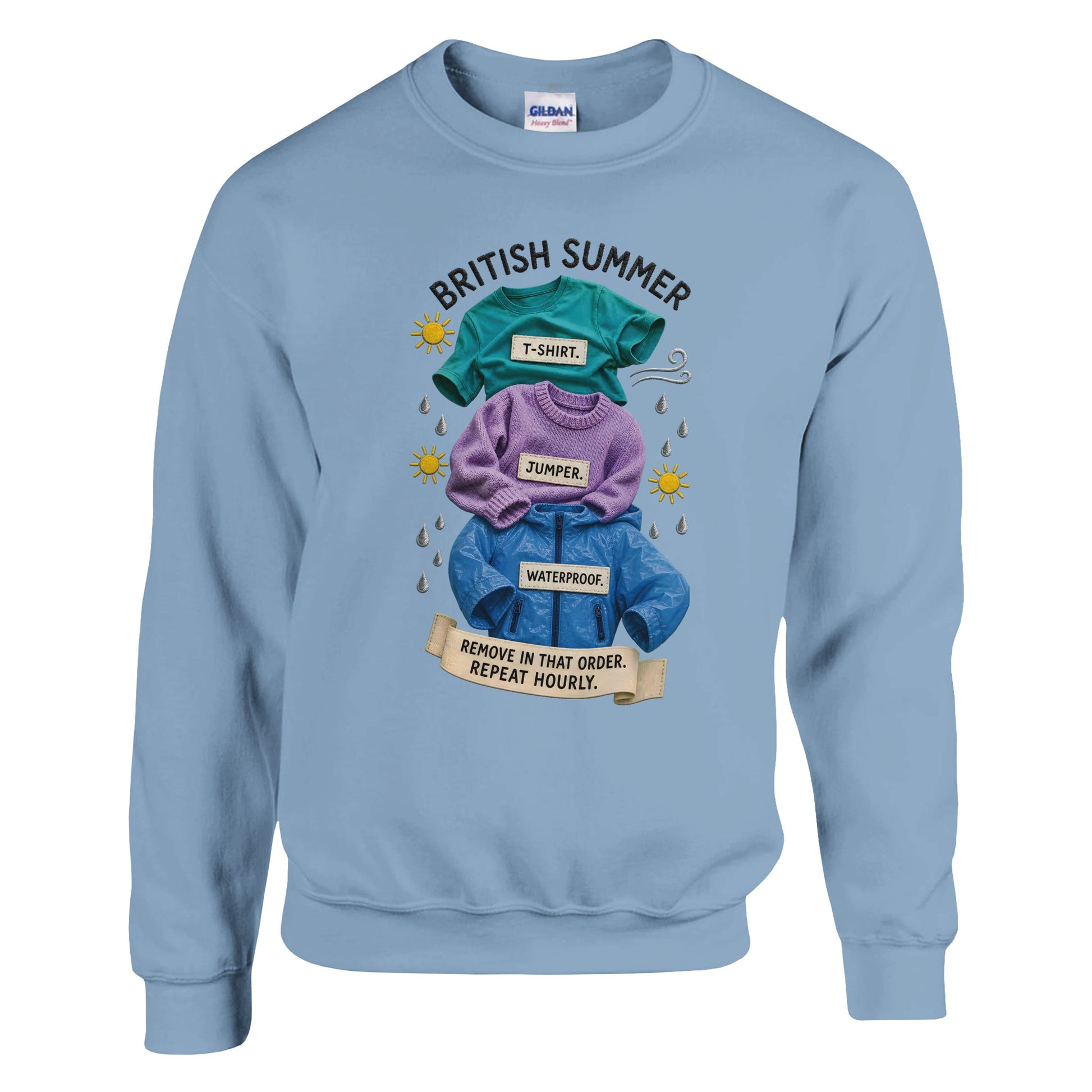 British Summer: Repeat Layers Hourly Sweatshirt — product view 10