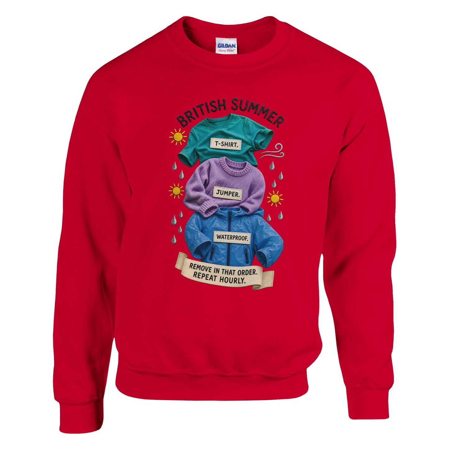British Summer: Repeat Layers Hourly Sweatshirt — product view 15