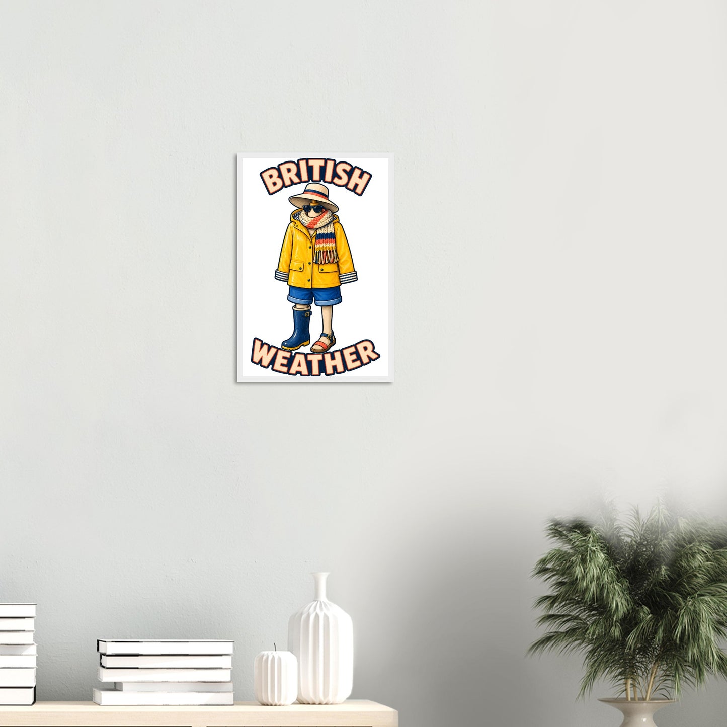 British Weather All-Weather Outfit Framed Wall Art — product view 11