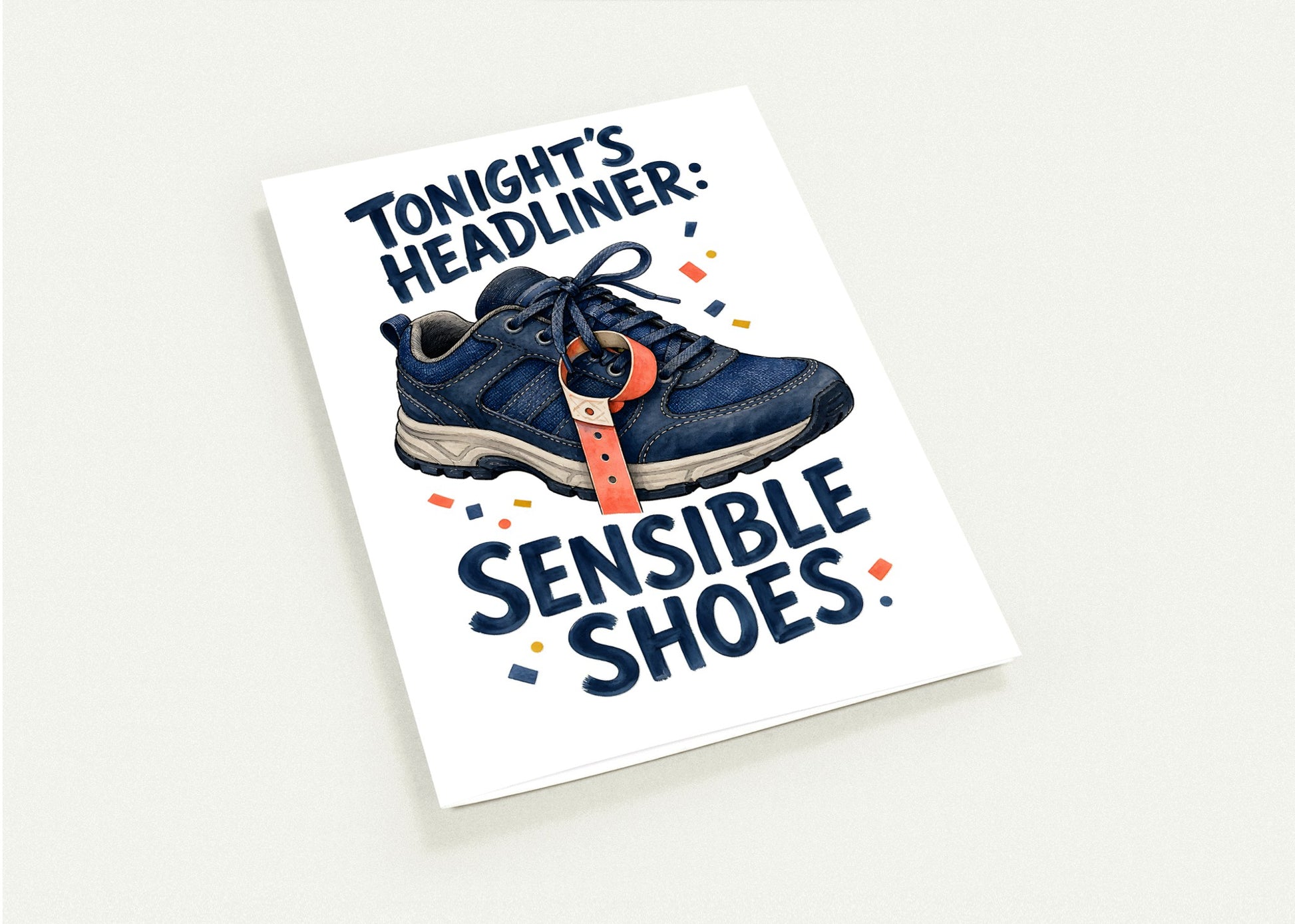 Tonight's Headliner: Sensible Shoes Concert Greeting Card Pack — product view 4