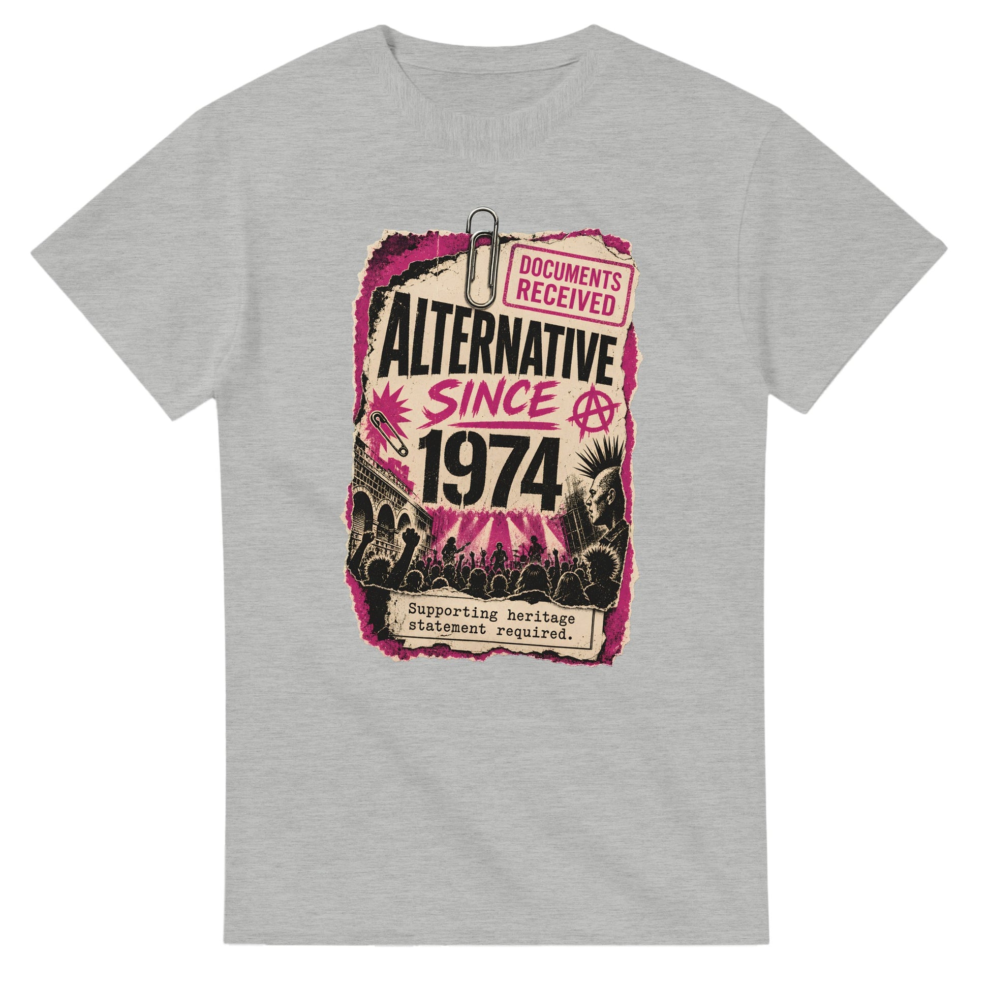 Camden Alternative Since 1974 T-shirt — Illustrated — product view 2