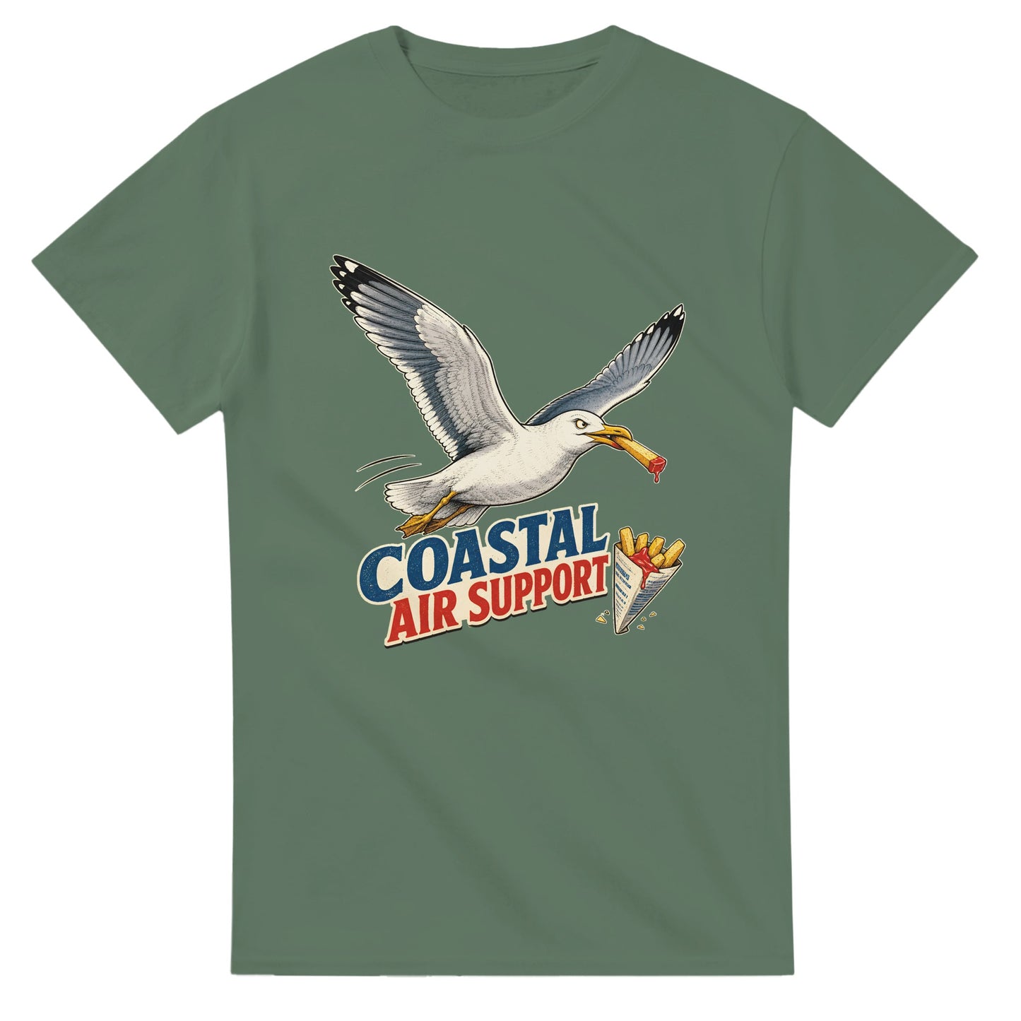 Coastal Air Support Seagull Graphic T-shirt — product view 13