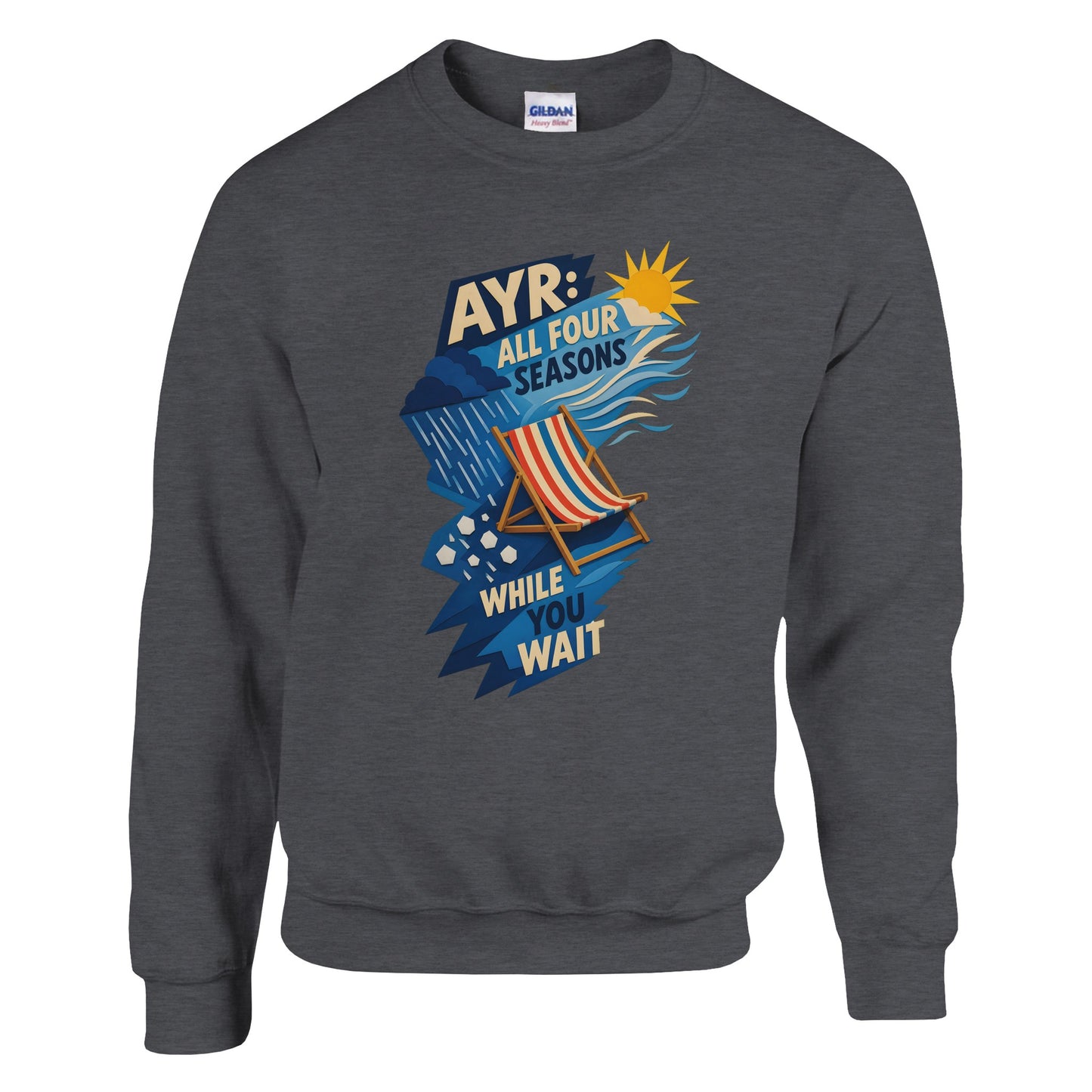 Ayr: All Four Seasons While You Wait Sweatshirt — product view 14