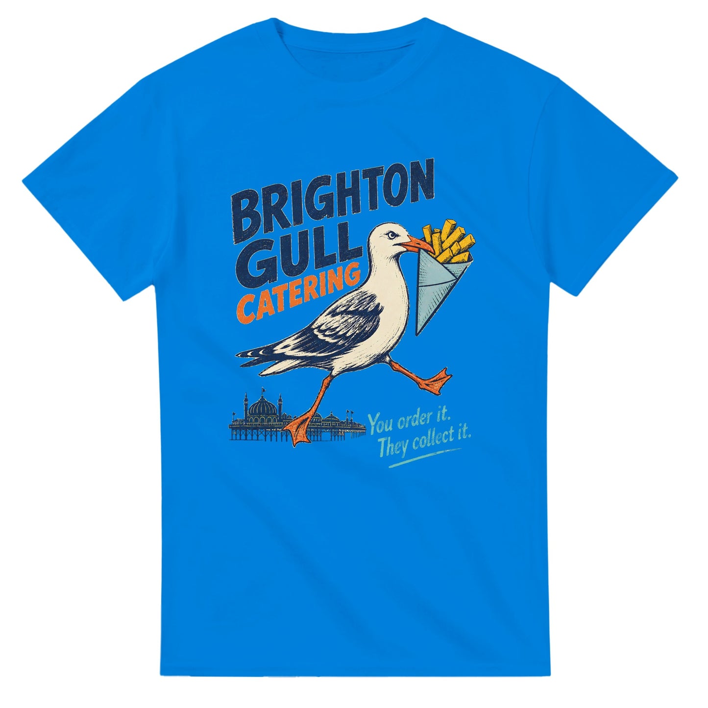 Brighton Gull Catering - You Order It, They Collect It T-shirt — product view 2