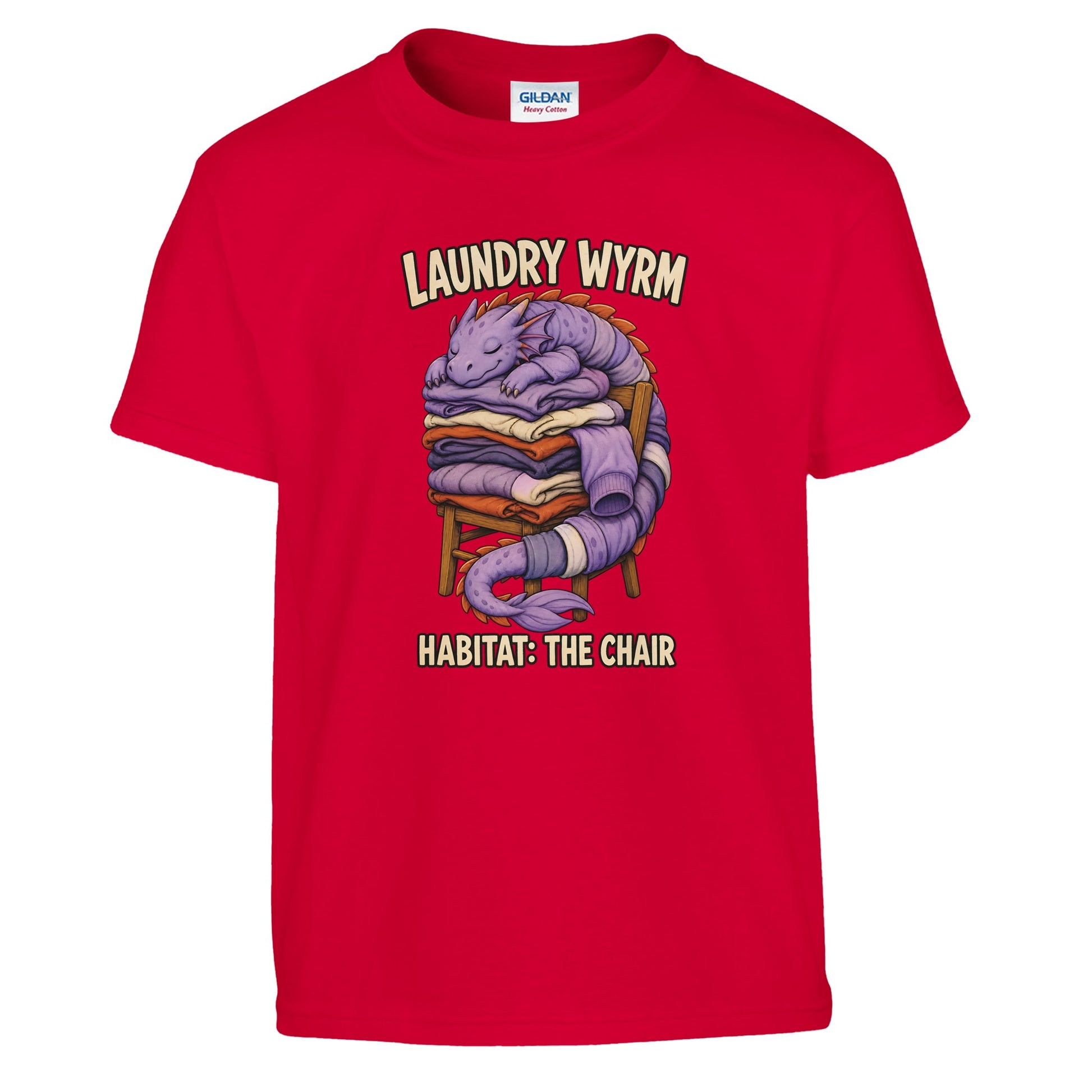 Laundry Wyrm – Habitat: The Chair Kids' T-shirt — product view 5