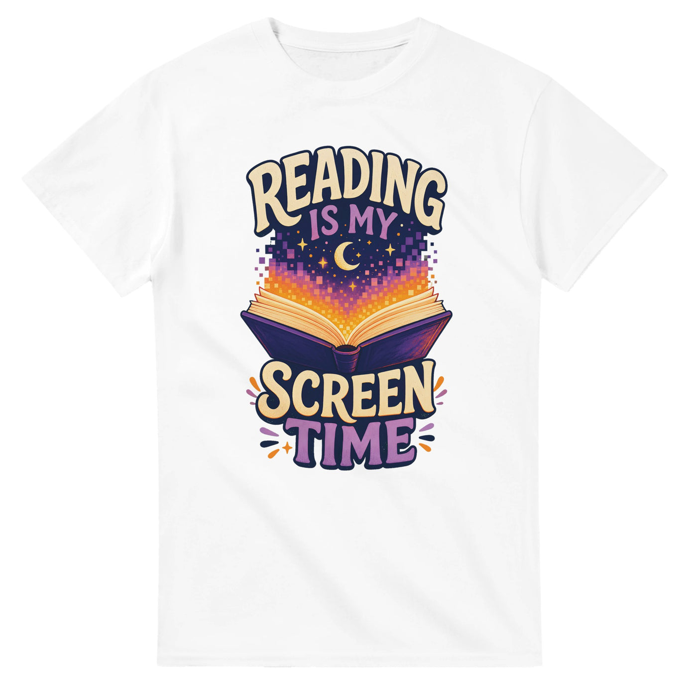 Reading Is My Screen Time Book Graphic T-shirt product preview