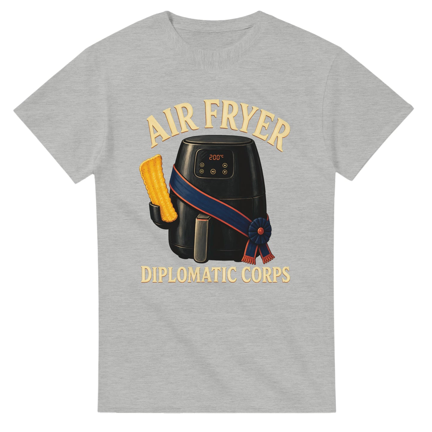 Air Fryer Diplomatic Corps T-shirt — product view 6