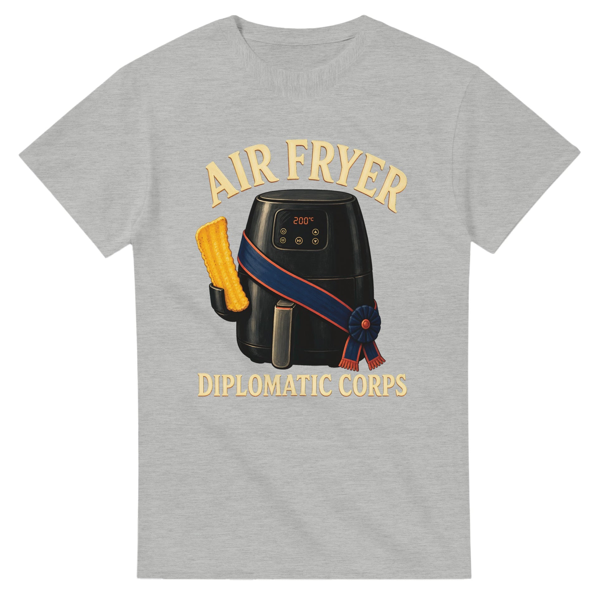 Air Fryer Diplomatic Corps T-shirt — product view 6