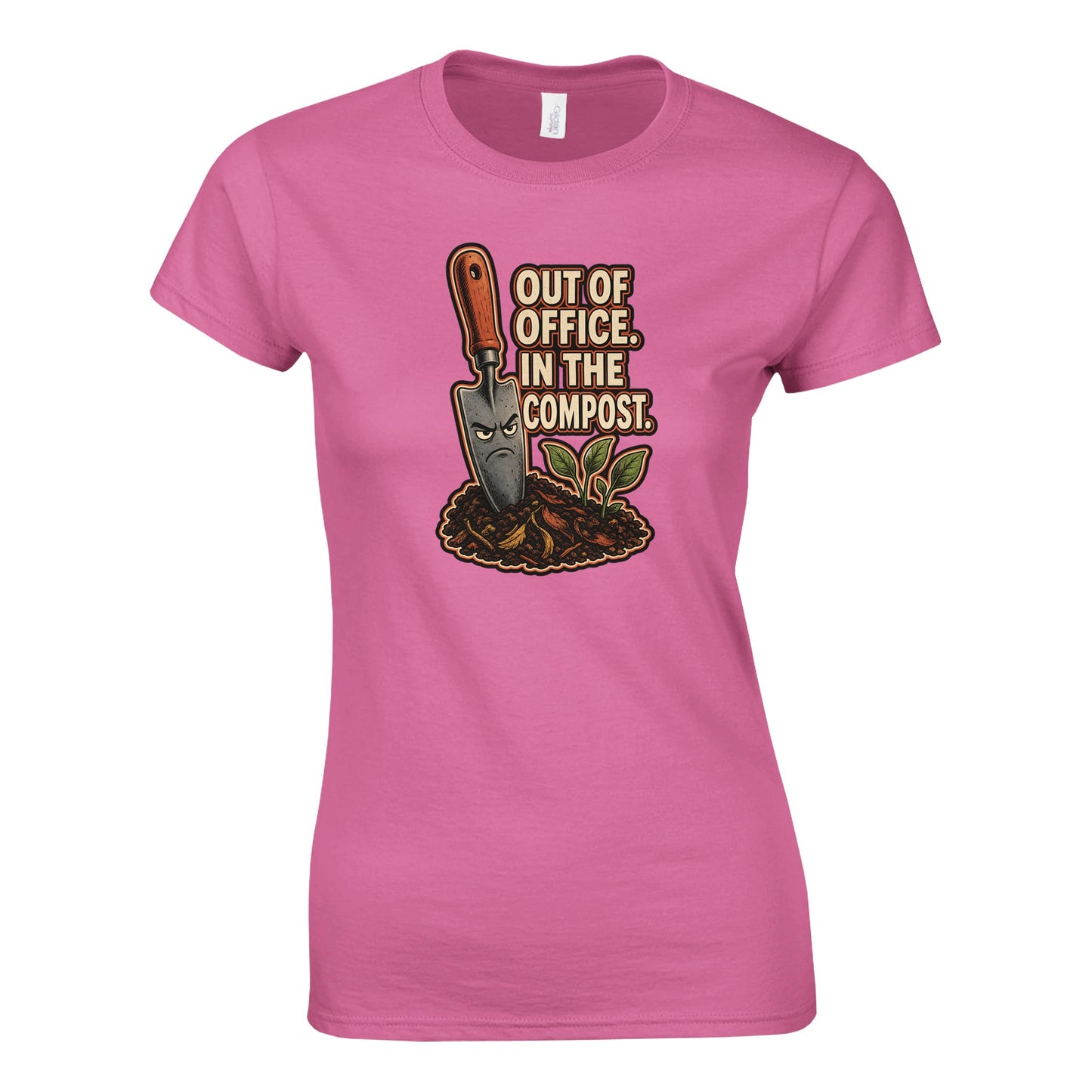 Out of Office, In the Compost Women's T-shirt — product view 7