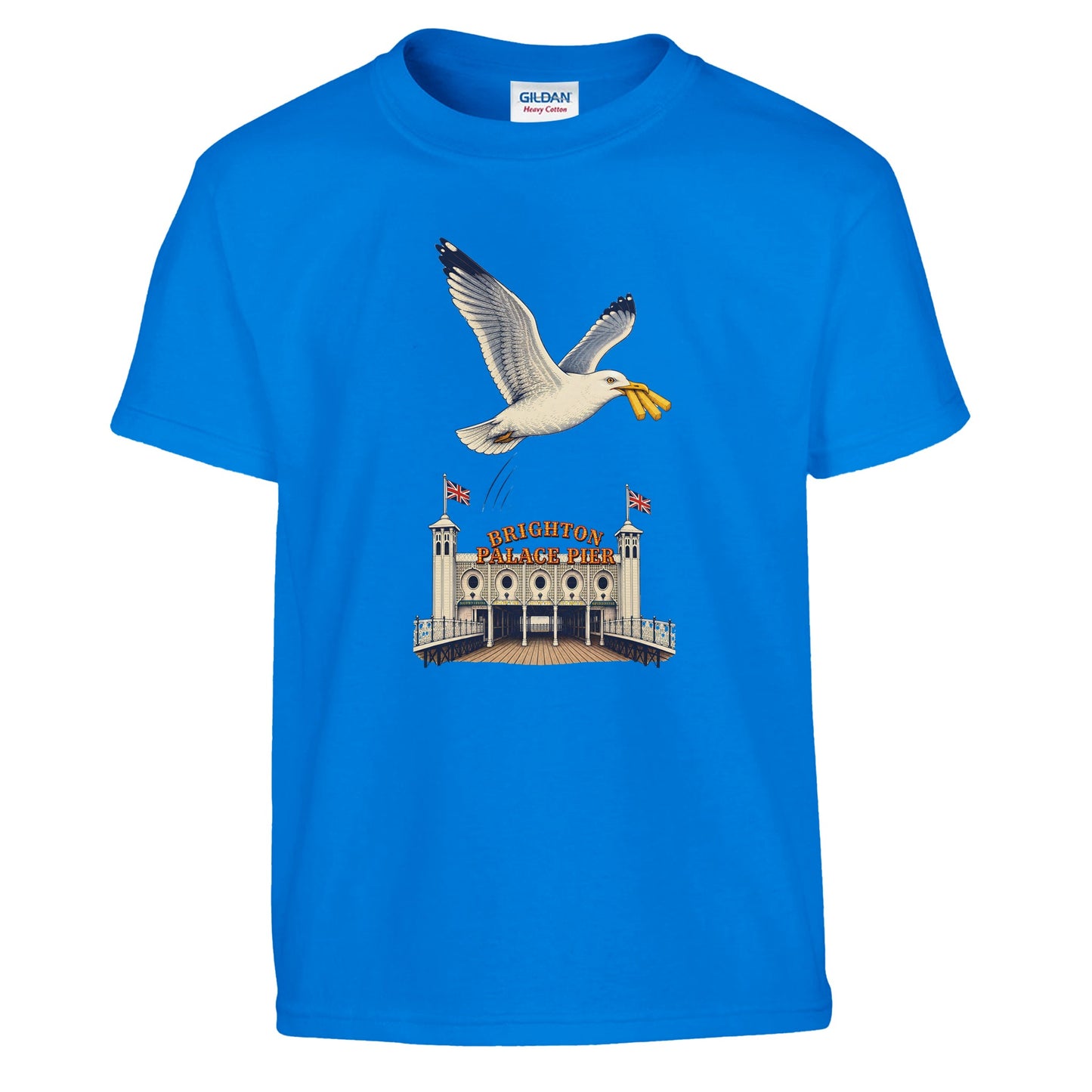 Brighton Palace Pier Chip Heist Kids' T-shirt — product view 14