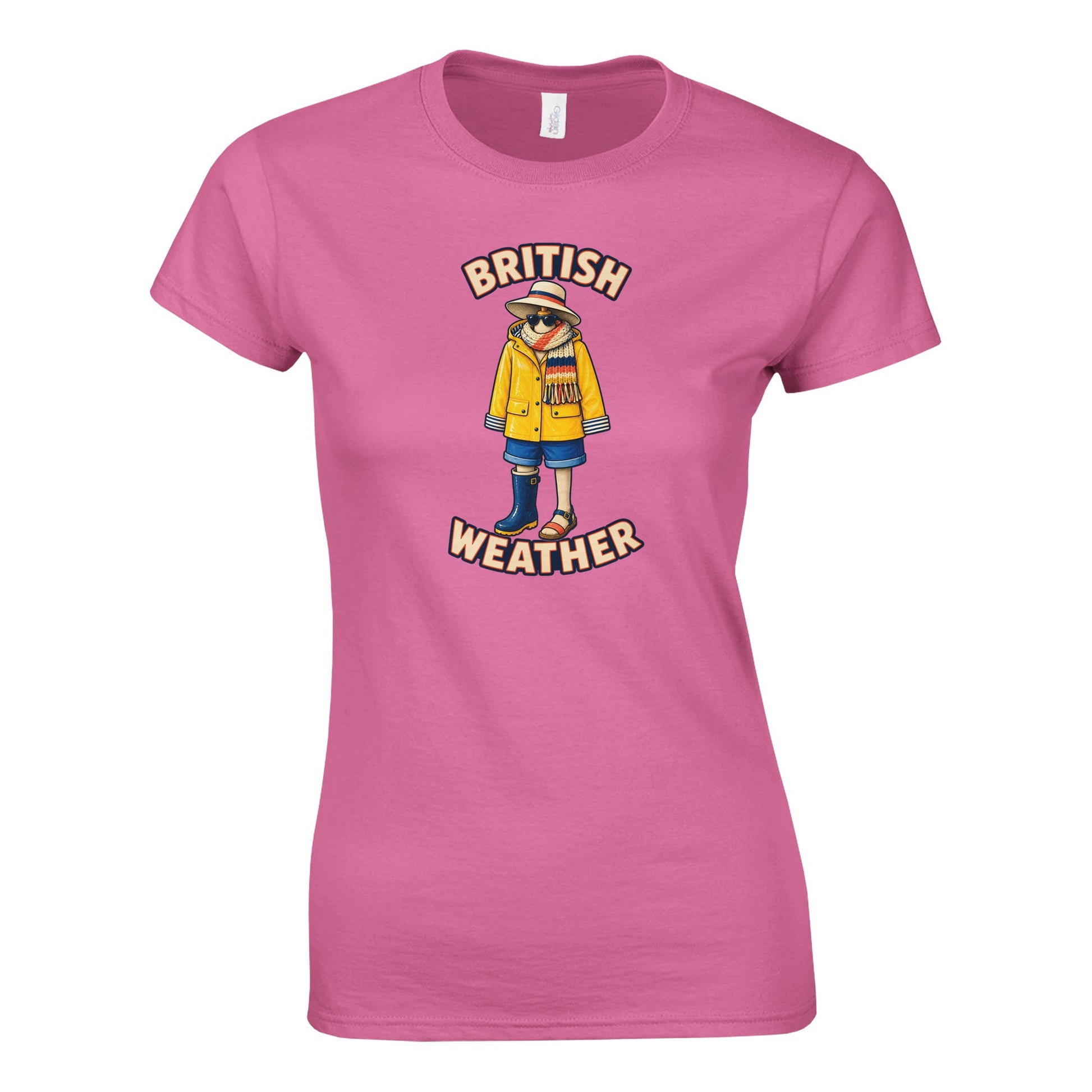 British Weather All-Weather Outfit Women's T-shirt — product view 4