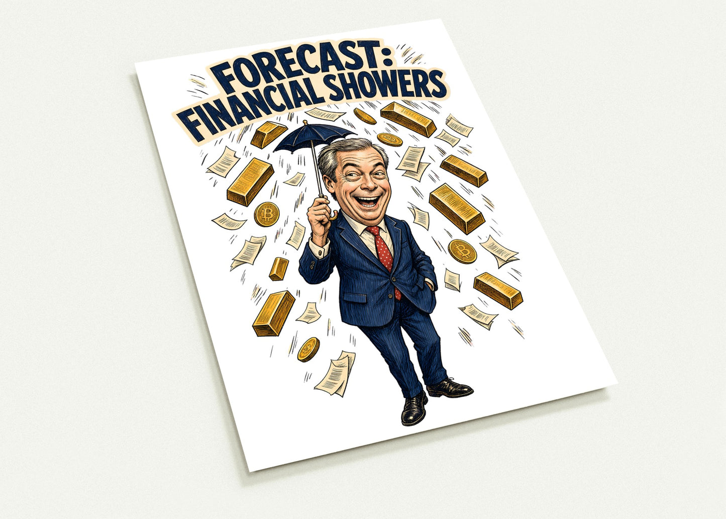 Forecast: Financial Showers Postcard Pack — product view 2