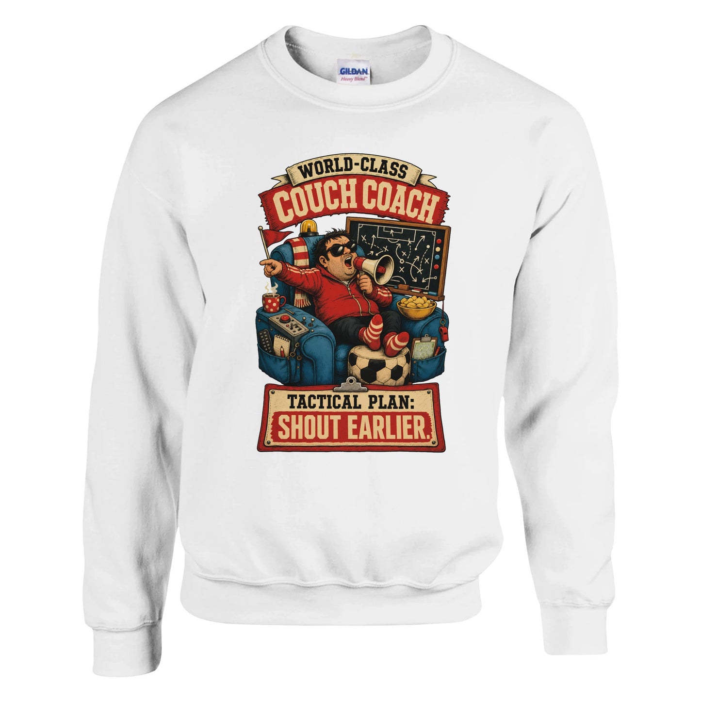 World-Class Couch Coach Sweatshirt — product view 1